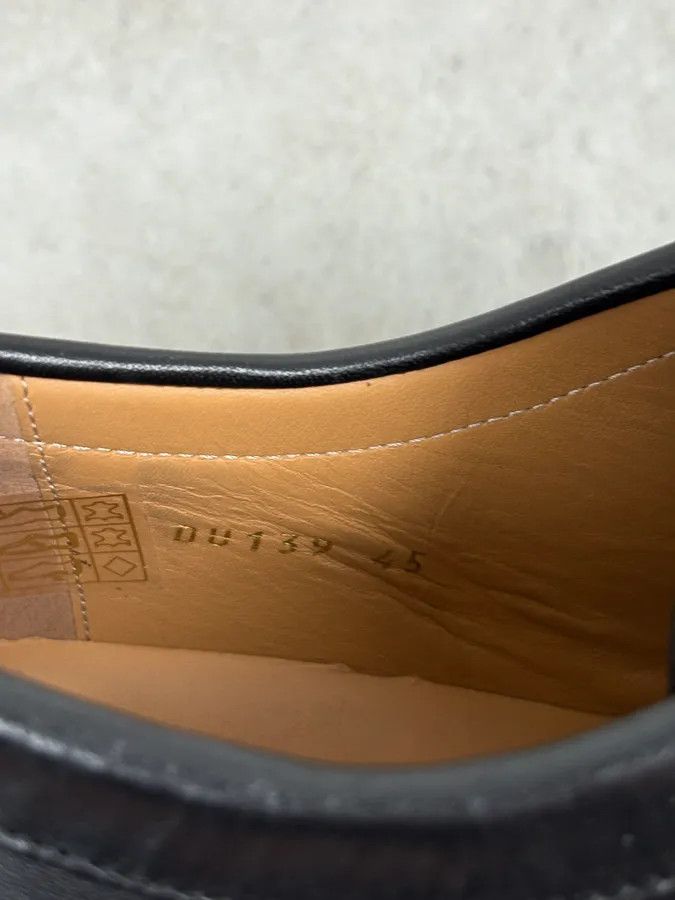 Dries Van Noten Dries Van Noten Black Classy Premium Leather Derby Shoes Size US 12 / EU 45 - 9 Thumbnail