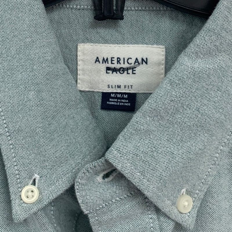 American Eagle Outfitters 2 New American Eagle Mens Medium Button Up Solid Shirts Size US M / EU 48-50 / 2 - 3 Thumbnail