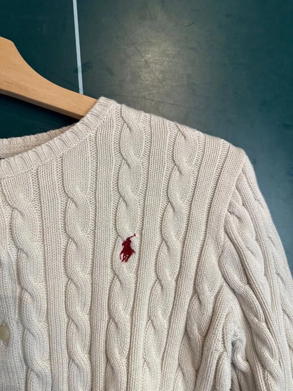 Polo Ralph Lauren Ralph Lauren Cable Knit Cardigan Size L / US 10 / IT 46 - 3 Thumbnail