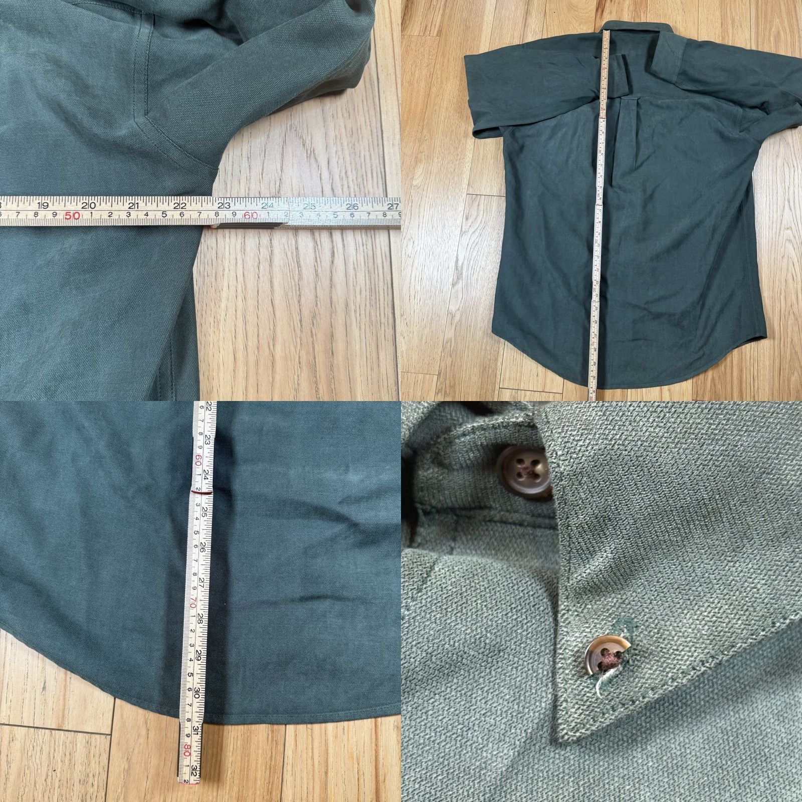 Chaps VINTAGE Chaps Ralph Lauren Button Shirt Mens Medium Green Long Sleeve Lightweight Size US M / EU 48-50 / 2 - 8 Thumbnail