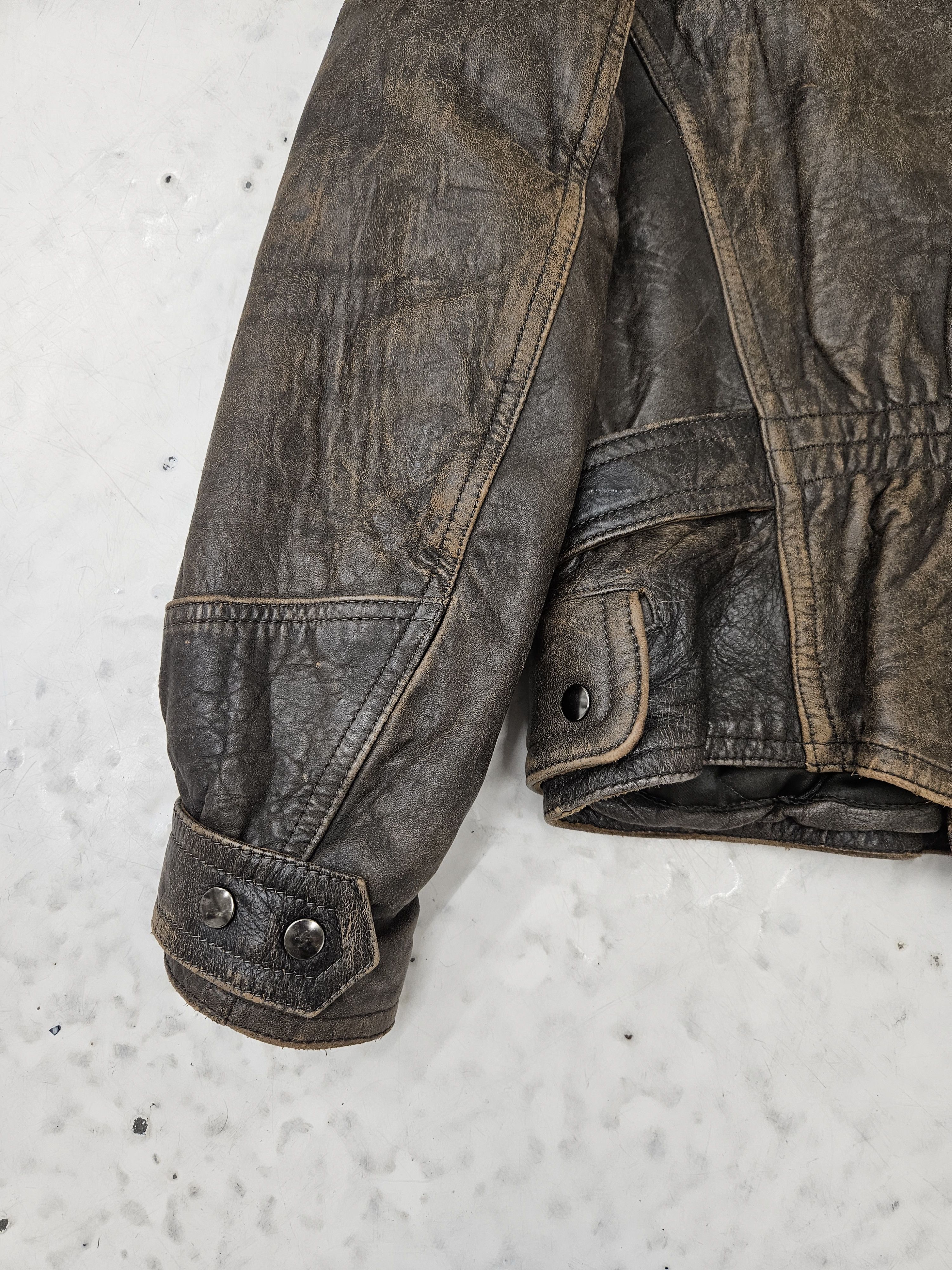 Genuine Leather Vintage Hein Gericke leather biker jacket Size US L / EU 52-54 / 3 - 11 Thumbnail