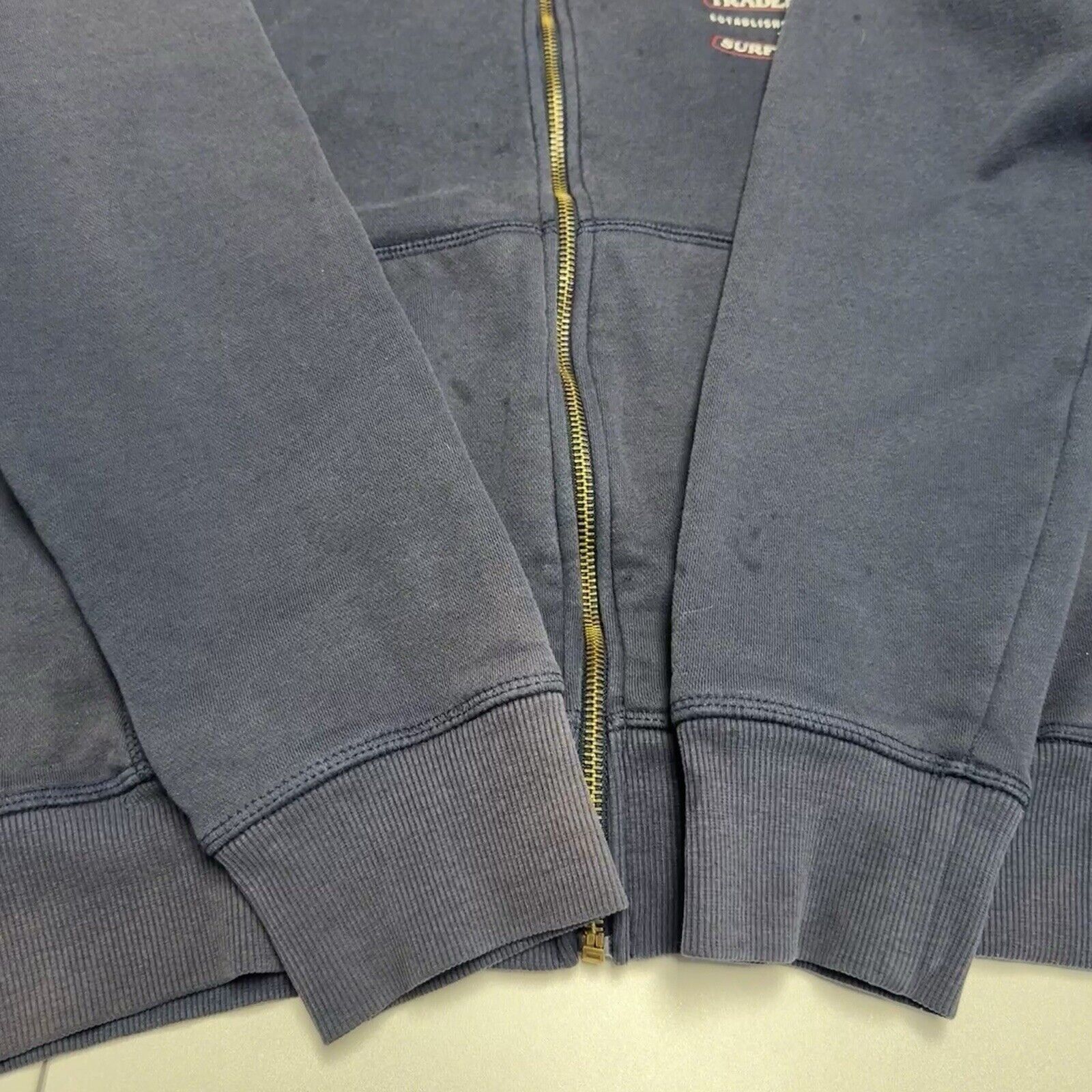 Hurley Hurely Hoodie Sweatshirt Mens Medium Navy Blue Full Zip Surf Size US M / EU 48-50 / 2 - 7 Thumbnail