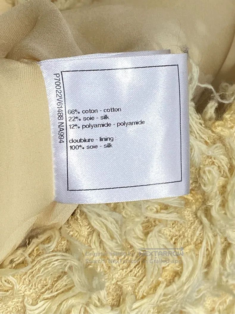 Chanel Chanel 21-year-old yellow streamer jacket Size XXS / US 00 / IT 34 - 6 Thumbnail