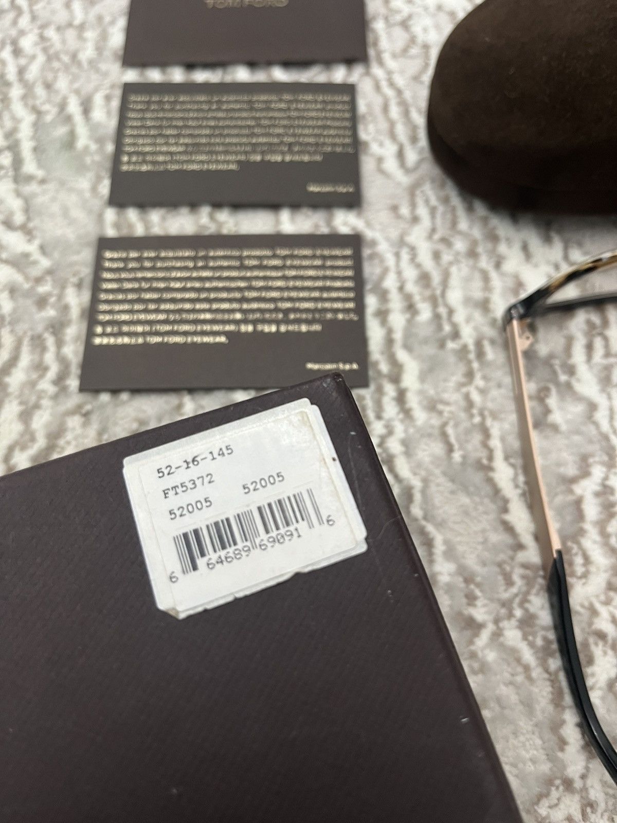 Tom Ford Tom Ford Square Block Black & Tourtise Optical Frames Glasse Size ONE SIZE - 13 Thumbnail