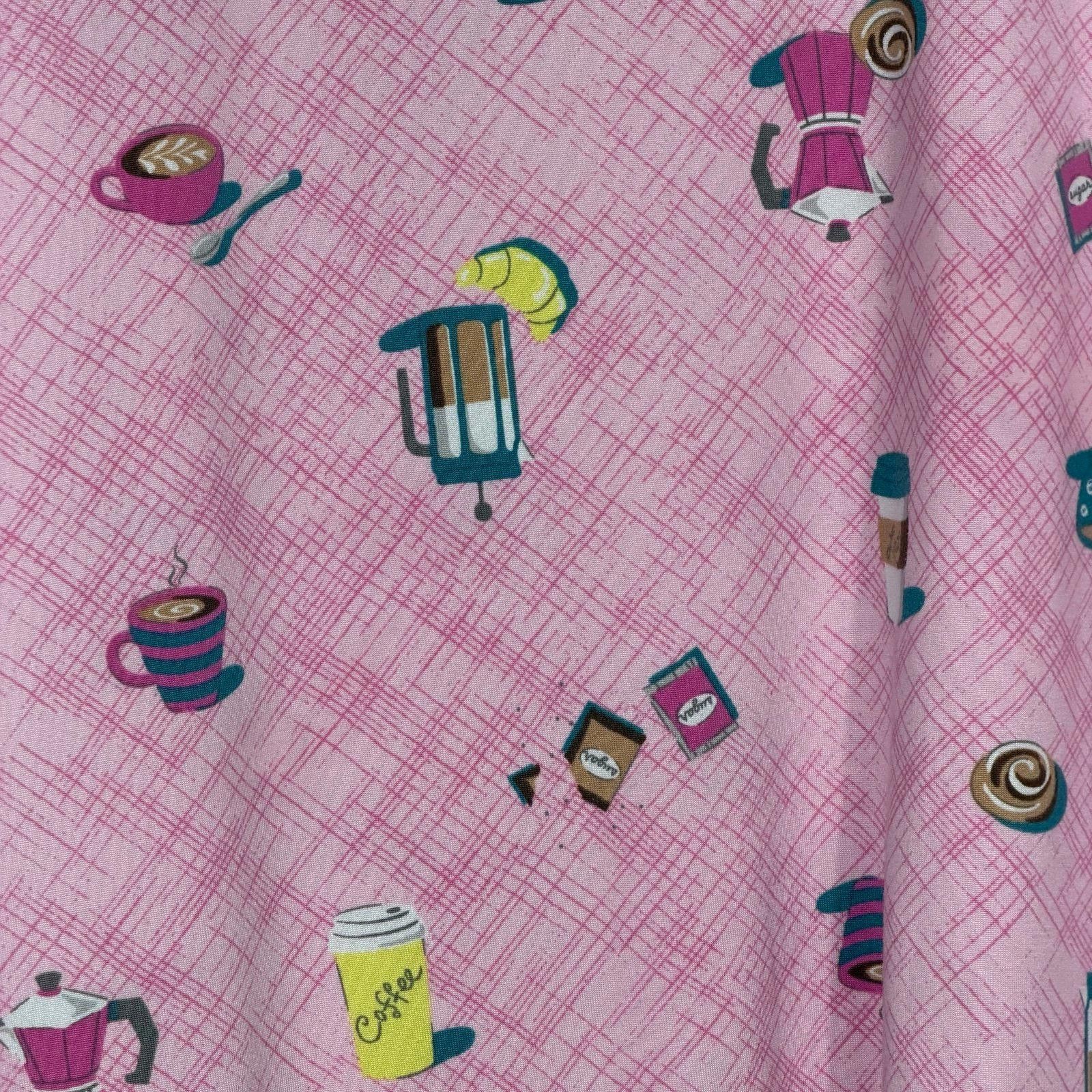 Other Joyspun Pink Coffee Print Nightgown 2X/3X Size ONE SIZE - 3 Thumbnail