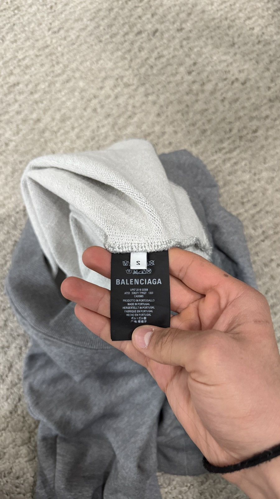 Balenciaga Balenciaga Simple Logo Crewneck Size US S / EU 44-46 / 1 - 5 Thumbnail