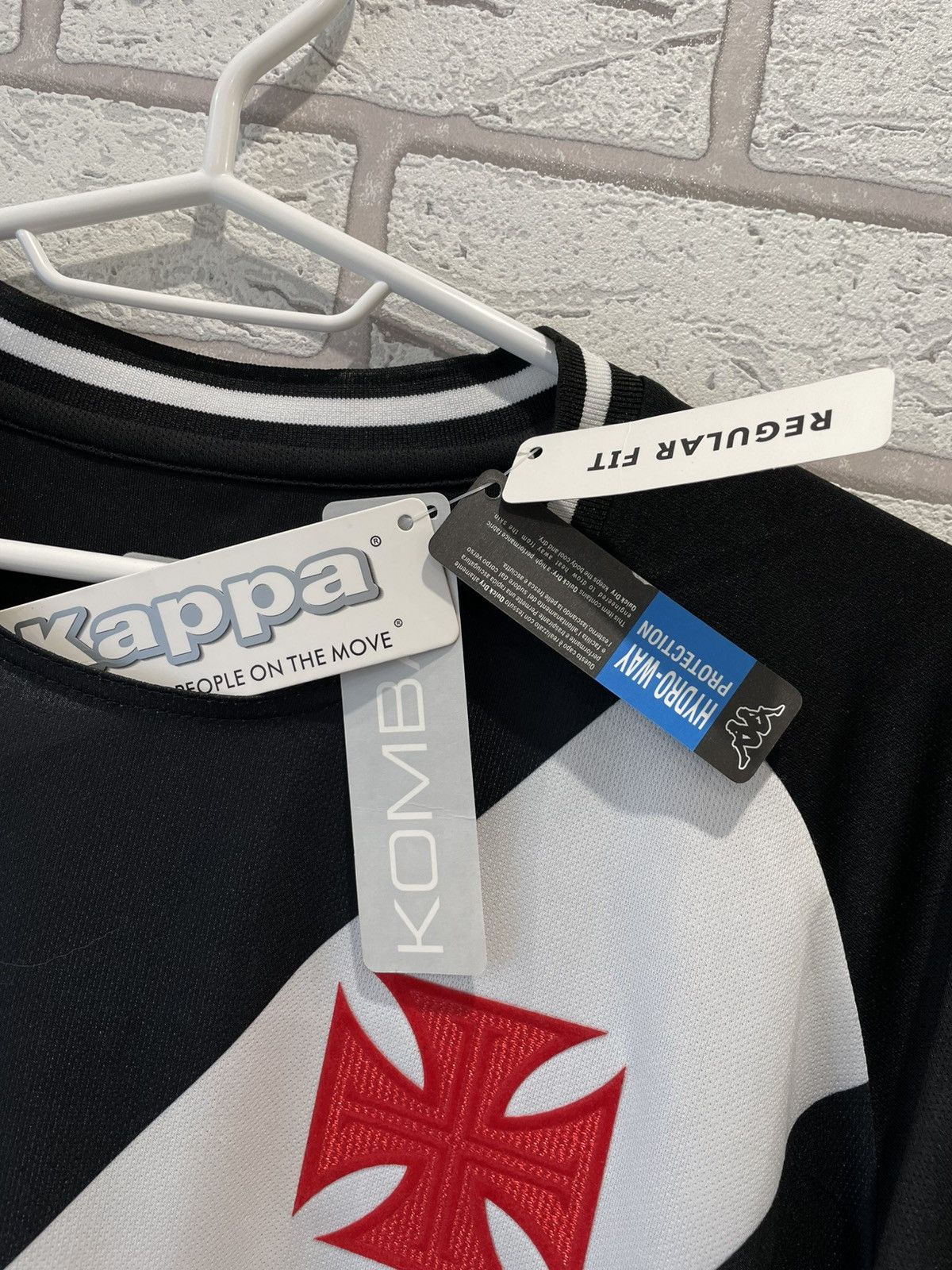 Vintage NEW Kappa Vasco Da Gama 2020 2021 Home Football Shirt Jersey Size US XL / EU 56 / 4 - 21 Thumbnail