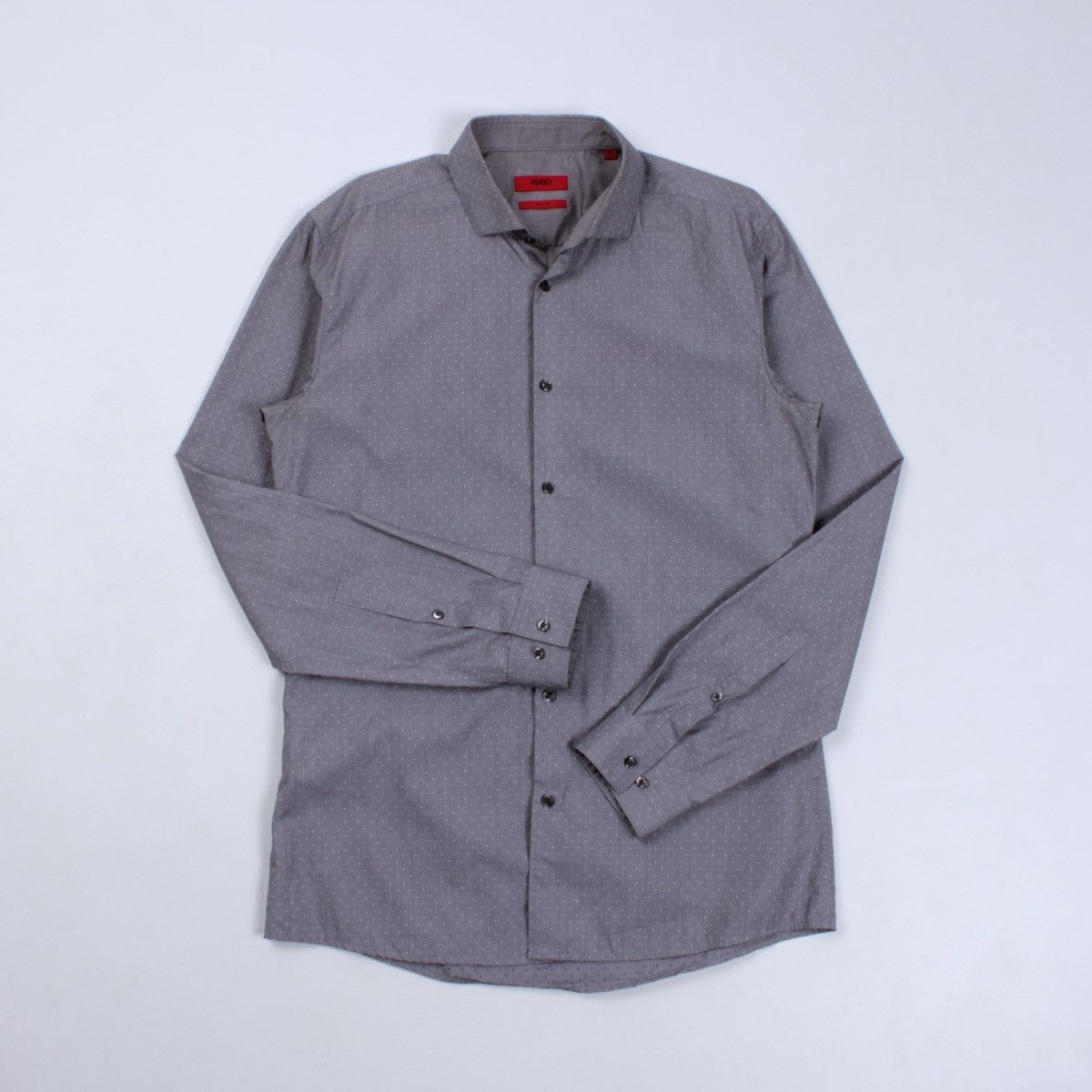 Designer × Hugo Boss HUGO BOSS Erondo Polka Dot Long Sleeve Shirt Dress Casual Size US M / EU 48-50 / 2 - 1 Thumbnail