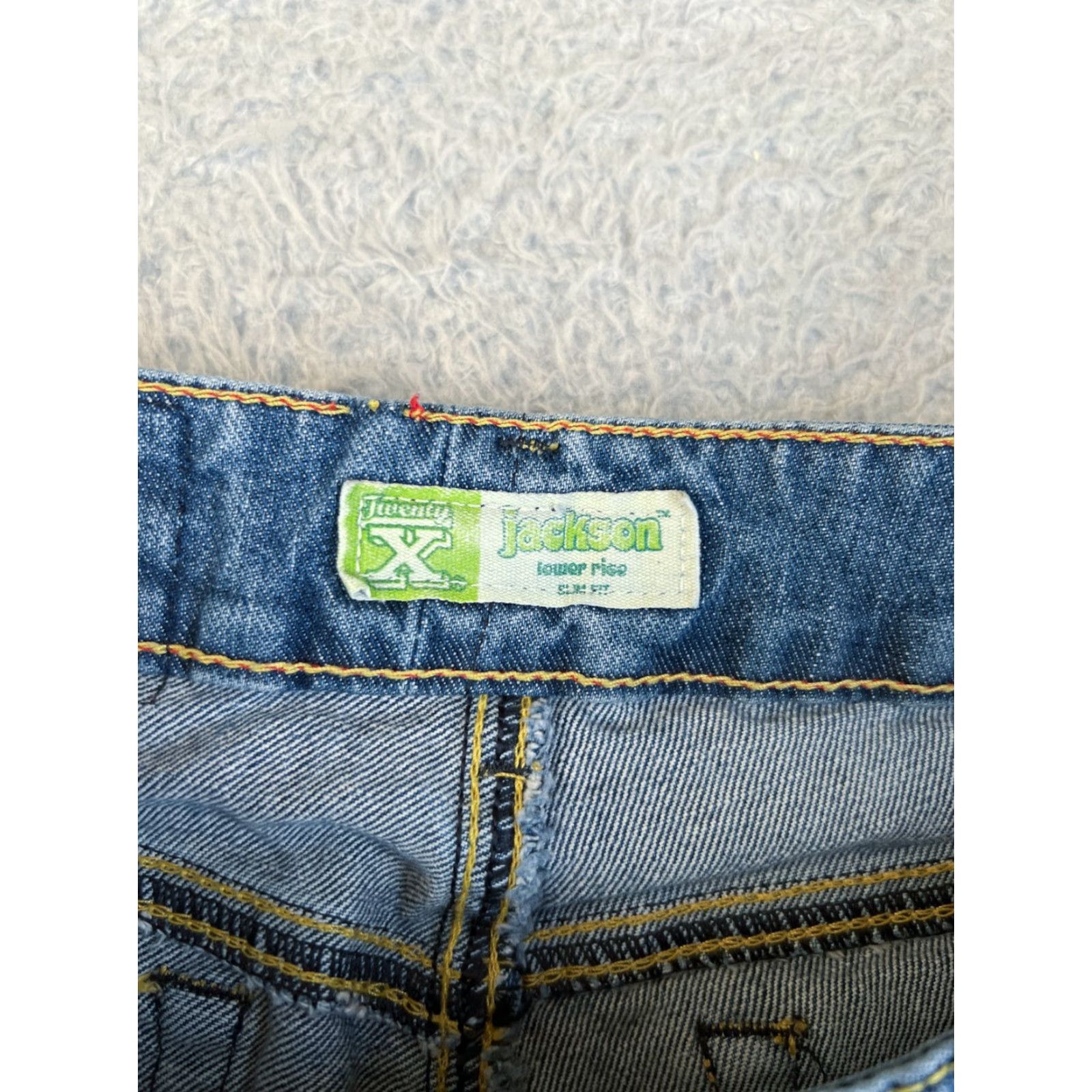 Wrangler Wrangler 20X Womens Jeans Capri Denim Blue Low Rise Slim Fit Cotton 5 Size 27" / US 4 / IT 40 - 7 Thumbnail