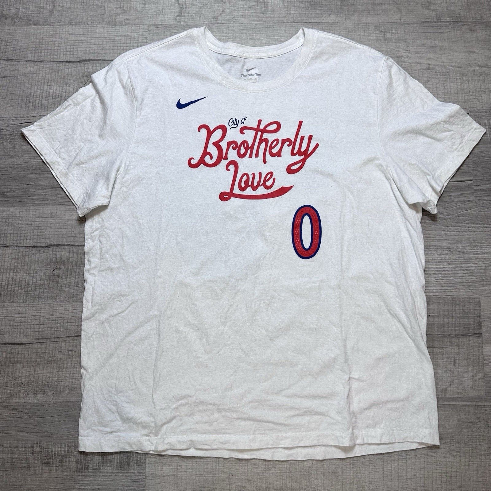 Nike 2022-23 Nike Philadelphia 76ers City Edition Tyrese Maxey 2X Size US XXL / EU 58 / 5 - 1 Thumbnail