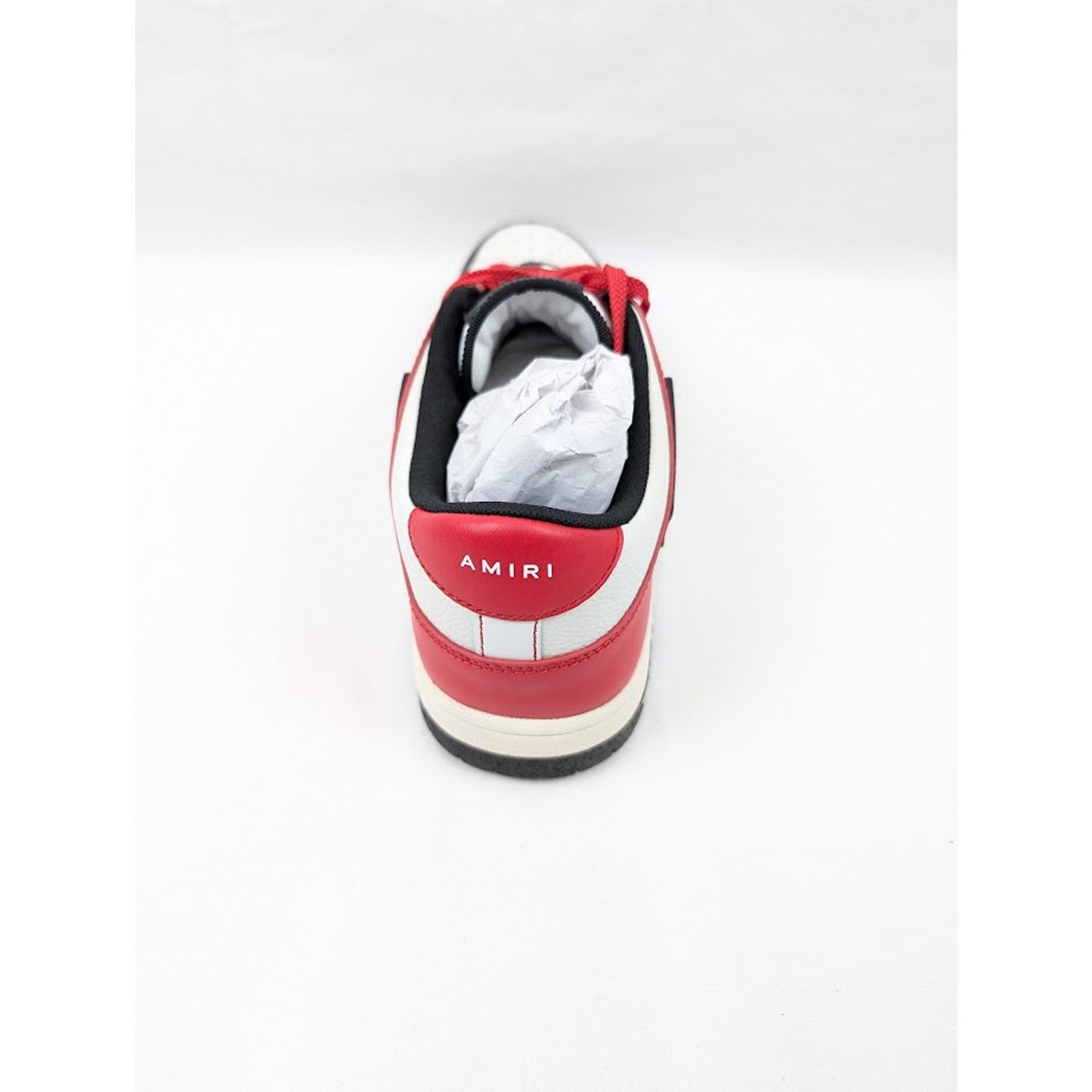 Amiri o1rshd1 Skeleton Low-Top Sneakers in Black/Red Size US 12 / EU 45 - 14 Thumbnail