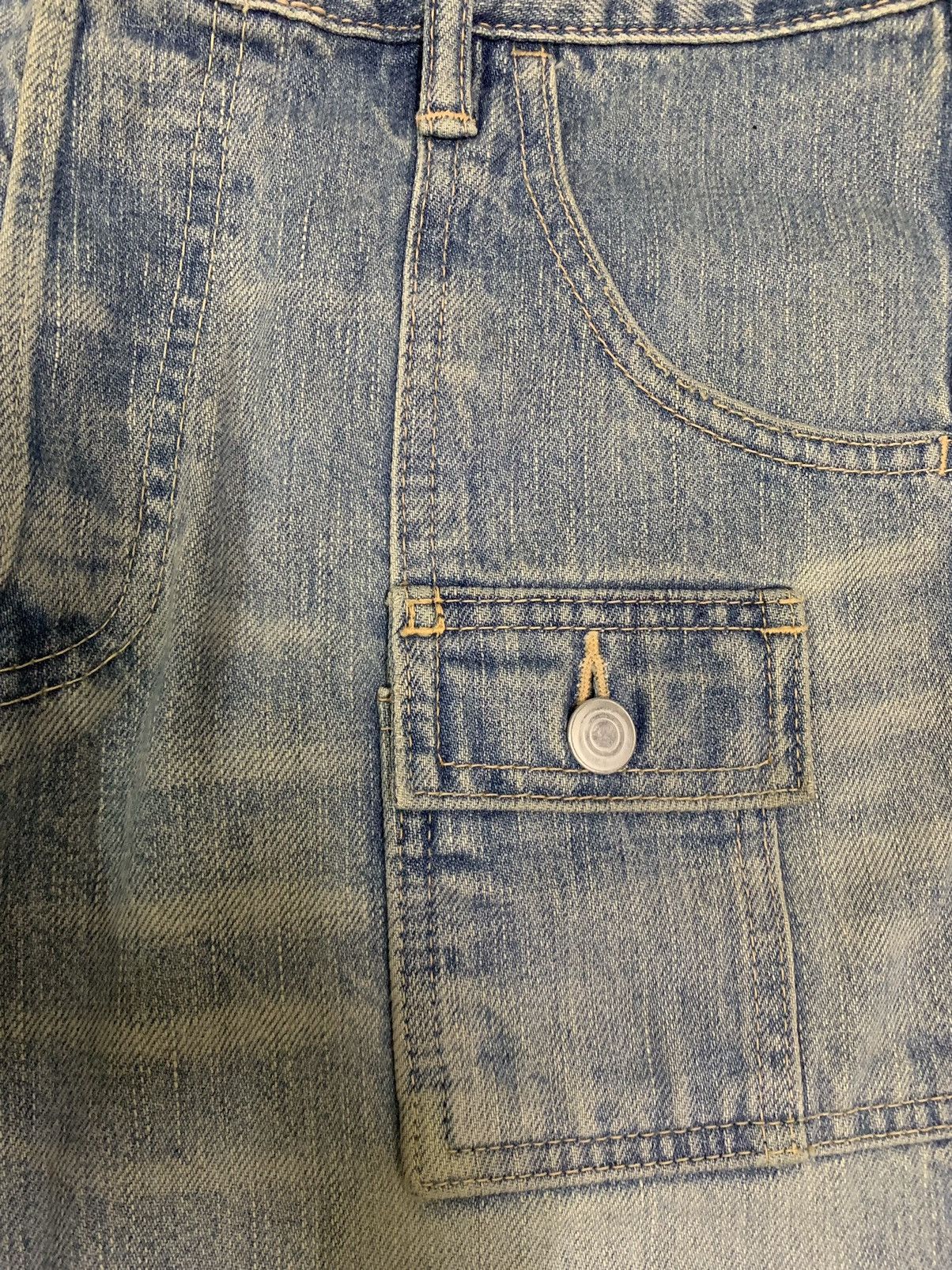 Japanese Brand Vintage Japanese Brand Blue Wash Bush Denim Pants Jeans Size US 32 / EU 48 - 6 Thumbnail