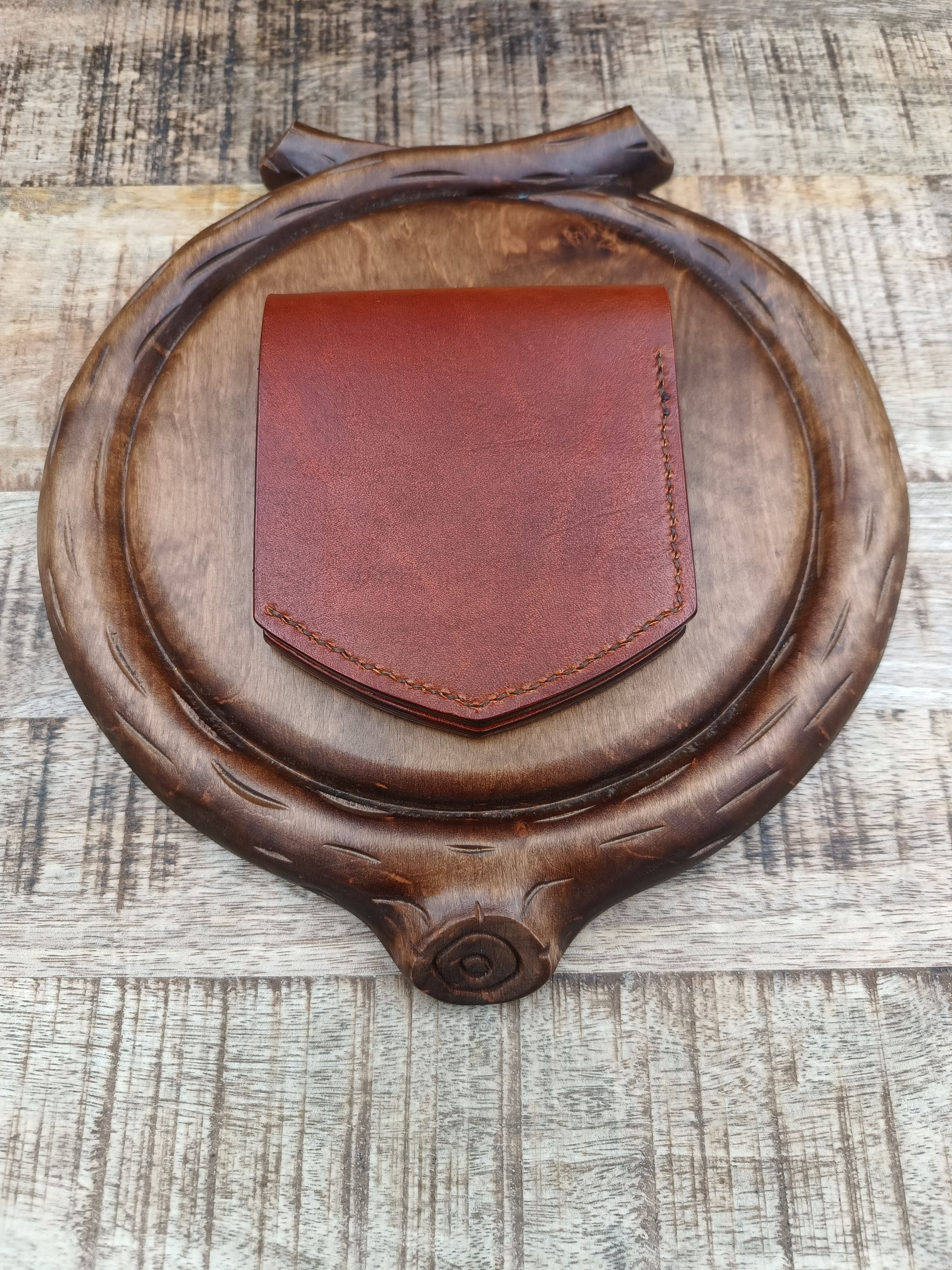 Other Handmade top grain leather wallet cardholder Size ONE SIZE - 7 Thumbnail