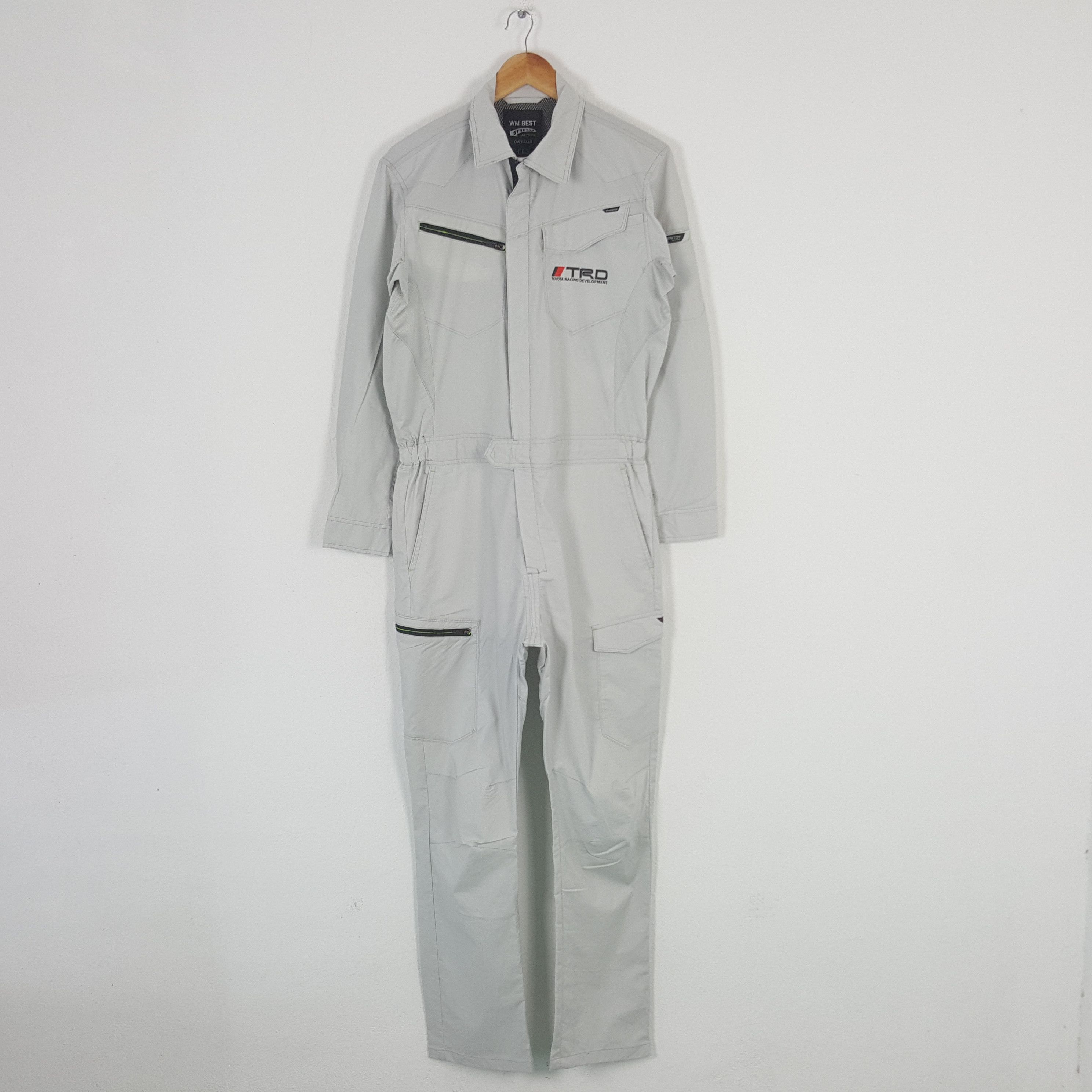 Japanese Brand × Vintage Vintage Toyota Racing TRD Japanese Coverall Jacket C283N22 Size US M / EU 48-50 / 2 - 4 Thumbnail