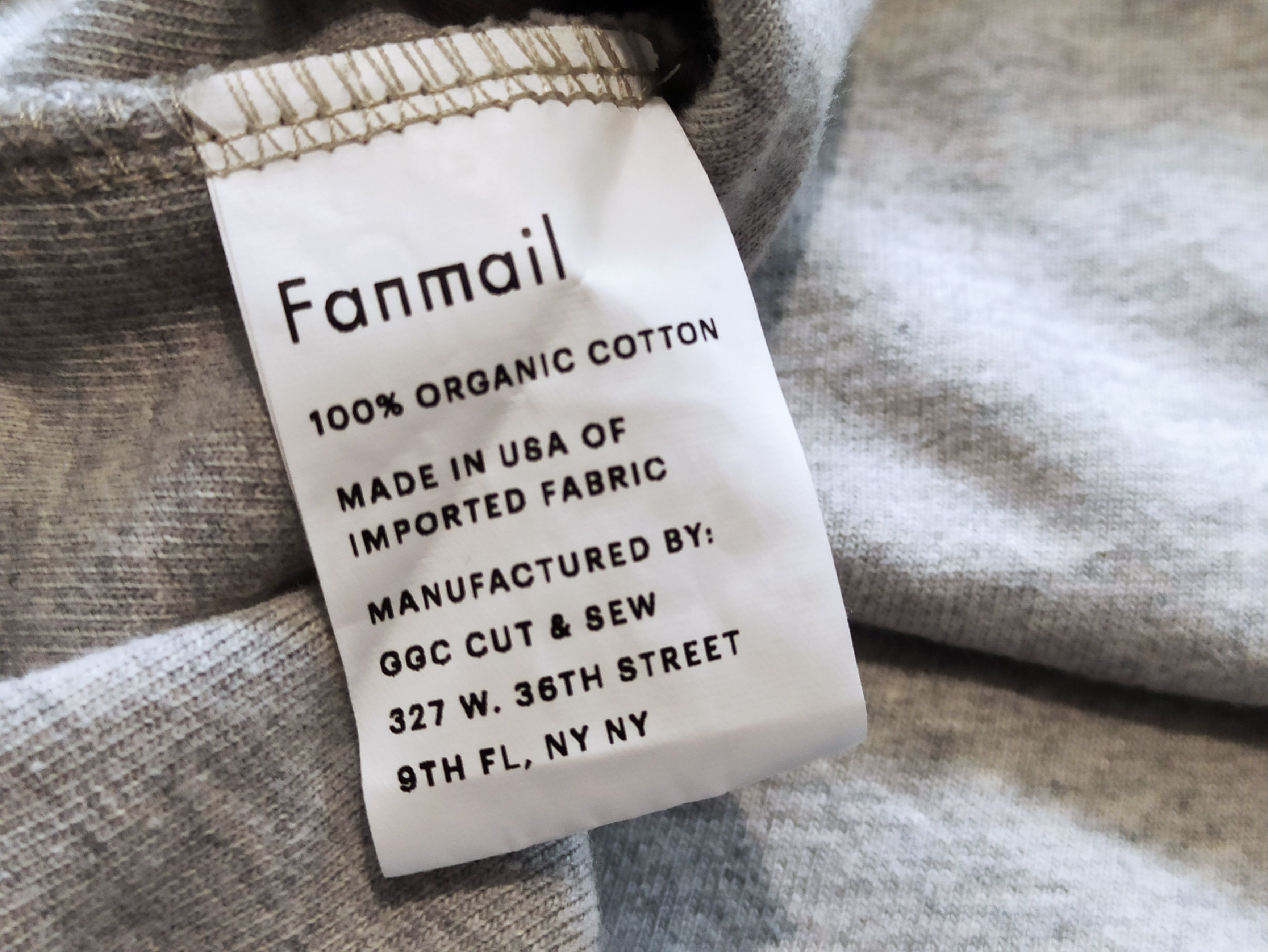 Fanmail Fanmail NY Organic Cotton Terry Boxy T-Shirt USA Size US S / EU 44-46 / 1 - 3 Thumbnail