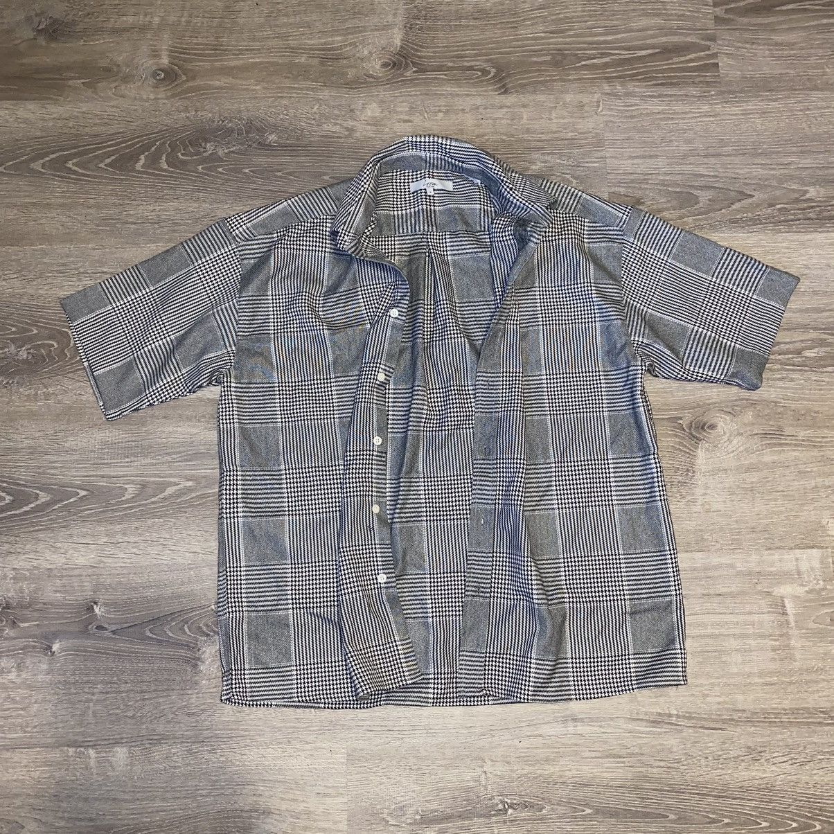 Urban Outfitters Urban Outfitters Oversized Houndstooth Shirt Size US S / EU 44-46 / 1 - 2 Thumbnail