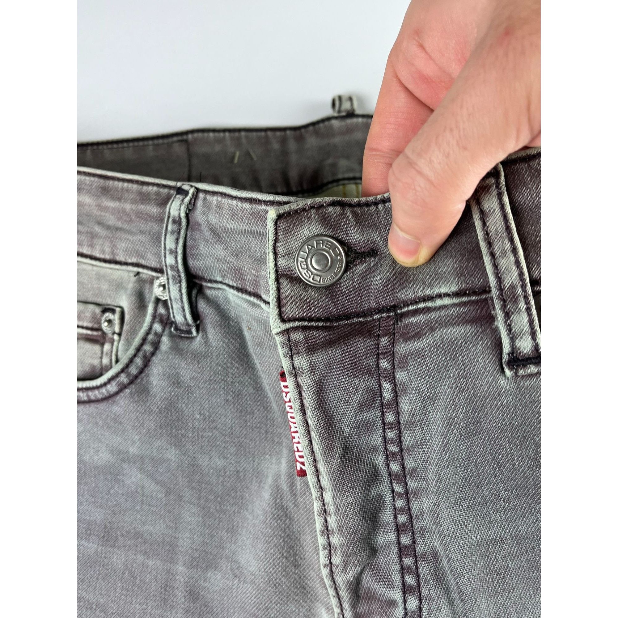 Dsquared2 Dsquared2 Gray Faded Jeans Size 46 Made In Italy Size US 32 / EU 48 - 9 Thumbnail