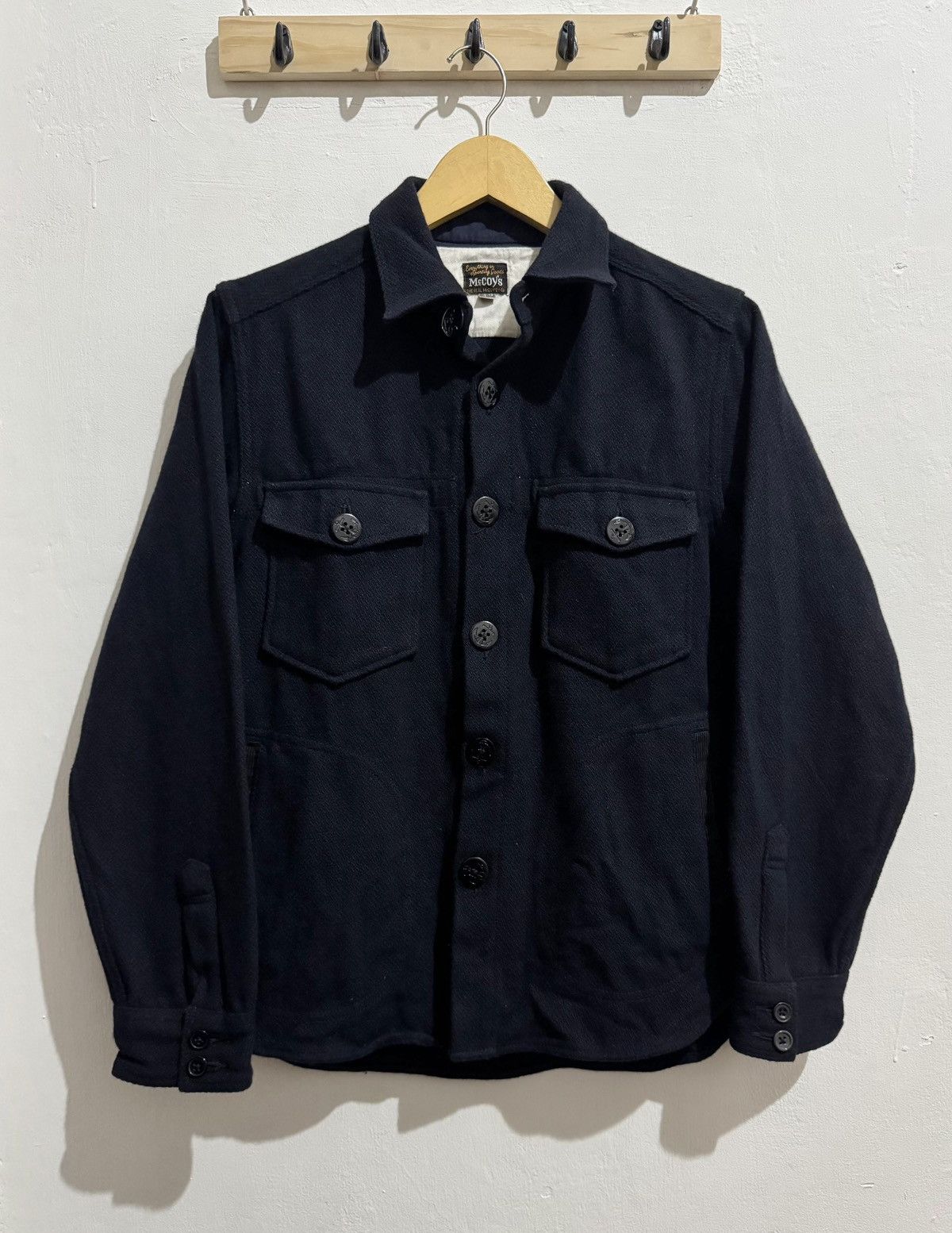 The Real McCoy's The Real Mccoy’s Usn wool button shirt Size US L / EU 52-54 / 3 - 1 Thumbnail