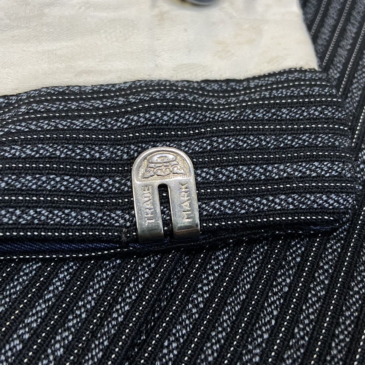 Japanese Brand 50s Heavyweight Wool Double Pleated Japan Tailored Trousers Size US 37 - 6 Thumbnail
