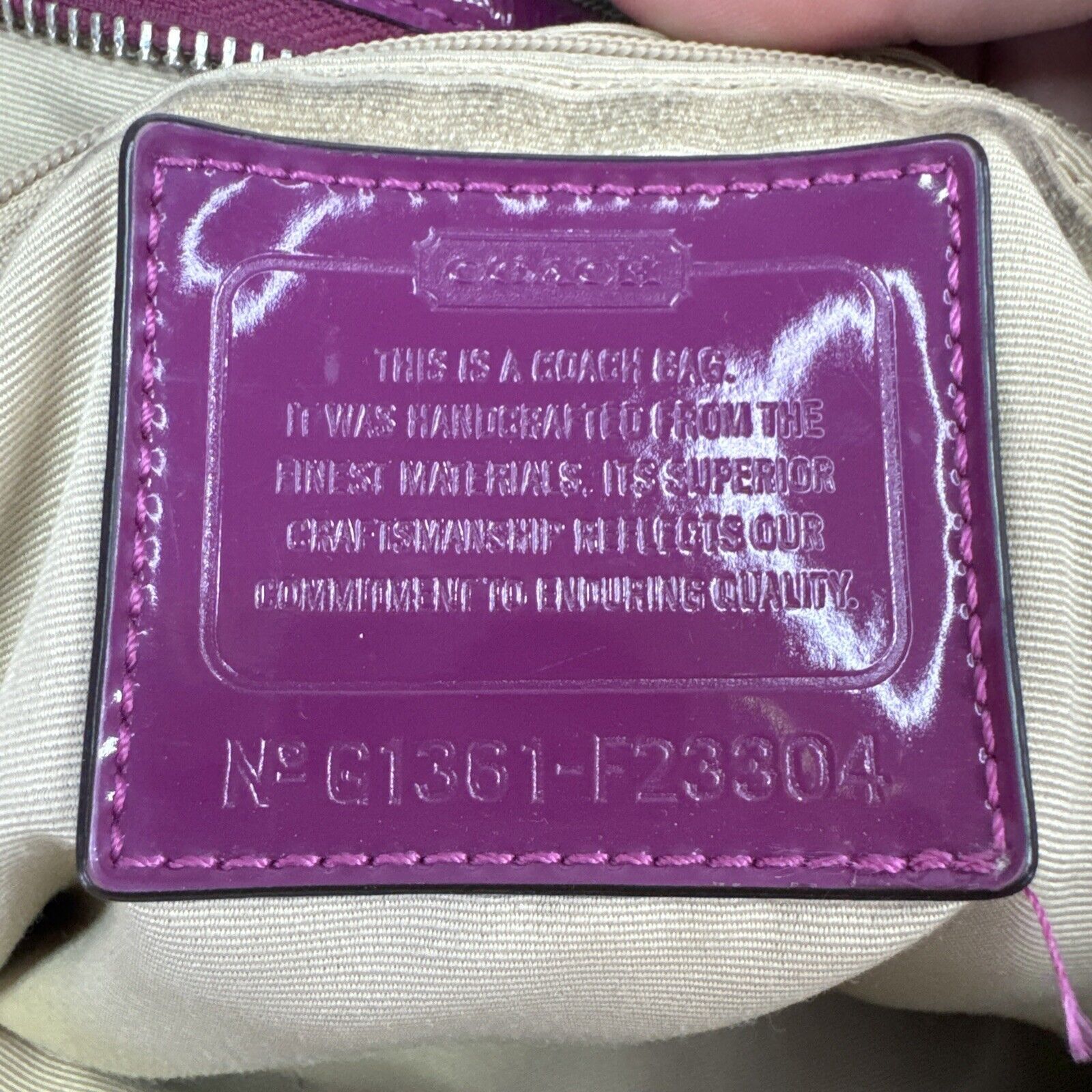 Coach Coach Signature Stripe Shoulder Bag Crossbody Fold Over Size ONE SIZE - 4 Thumbnail
