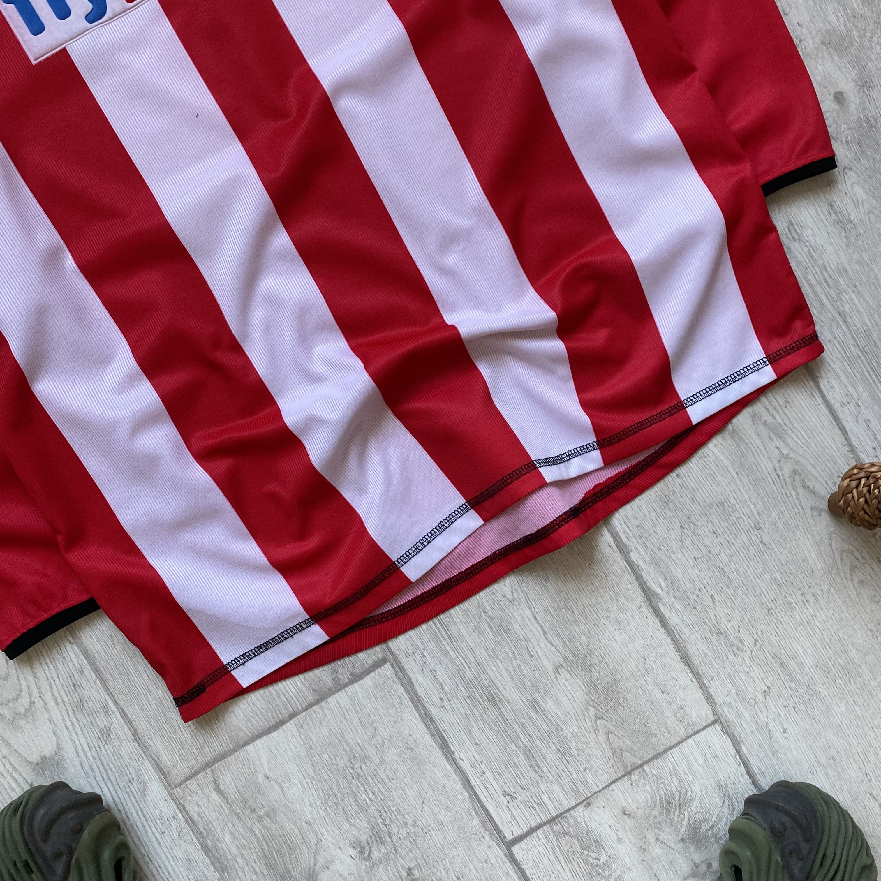 Nike ⚽️ Vintage 90s Exeter City SHO jersey long sleeve Blokcore Size US L / EU 52-54 / 3 - 3 Thumbnail