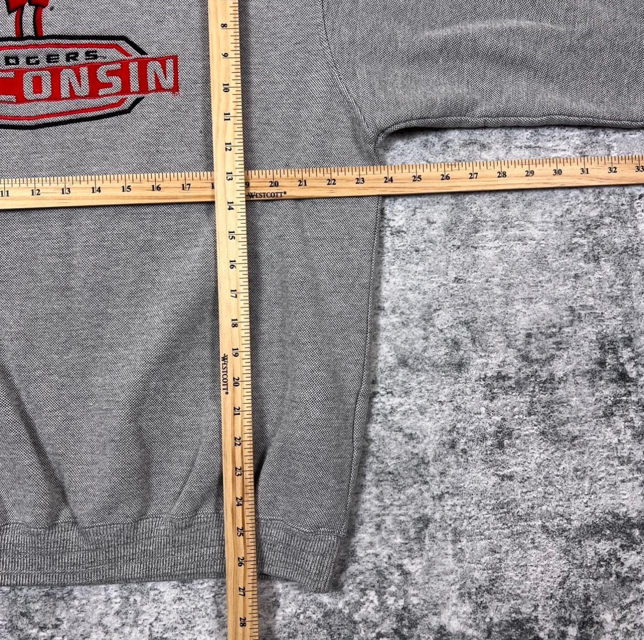 Puma × Vintage Vintage Wisconsin Badgers Waffle Knit Crewneck Sweatshirt Size US XL / EU 56 / 4 - 8 Thumbnail