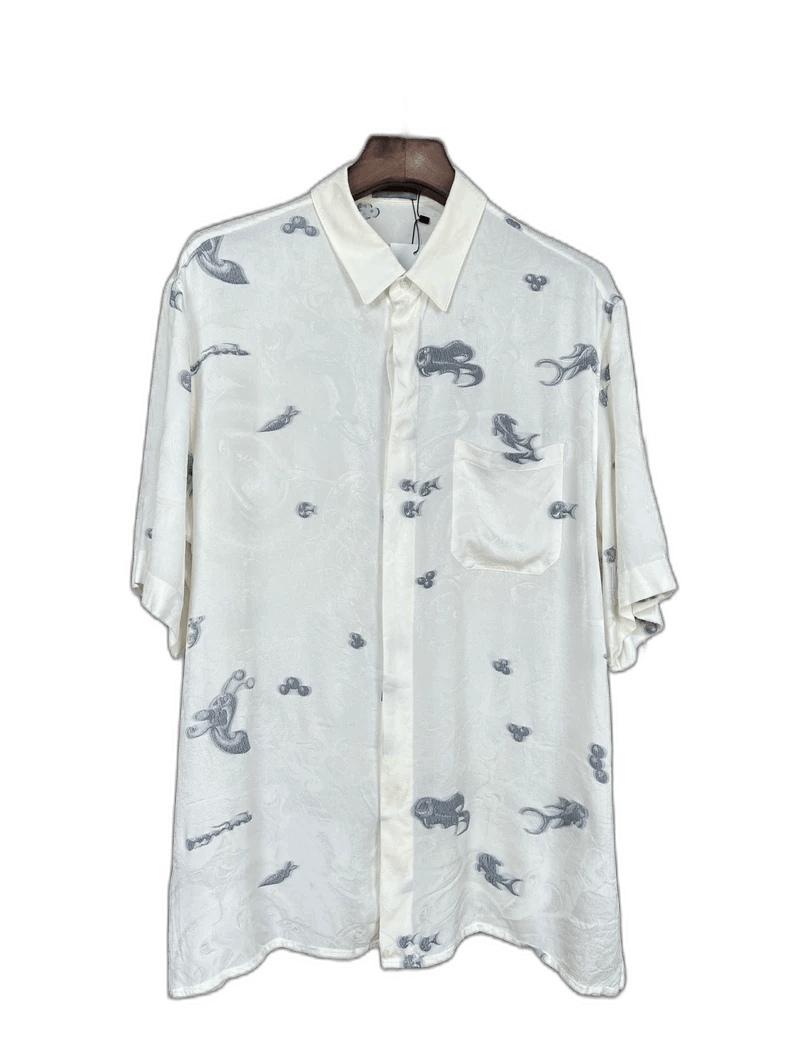 Dior Dior x Kenny Silk Ocean Shirt-2506 Size US M / EU 48-50 / 2 - 1 Thumbnail