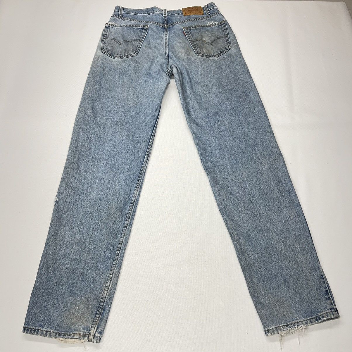 Levi's × Vintage VTG Levis 550 Jeans Blue Relaxed Fit Baggy Distressed Size US 34 / EU 50 - 17 Thumbnail