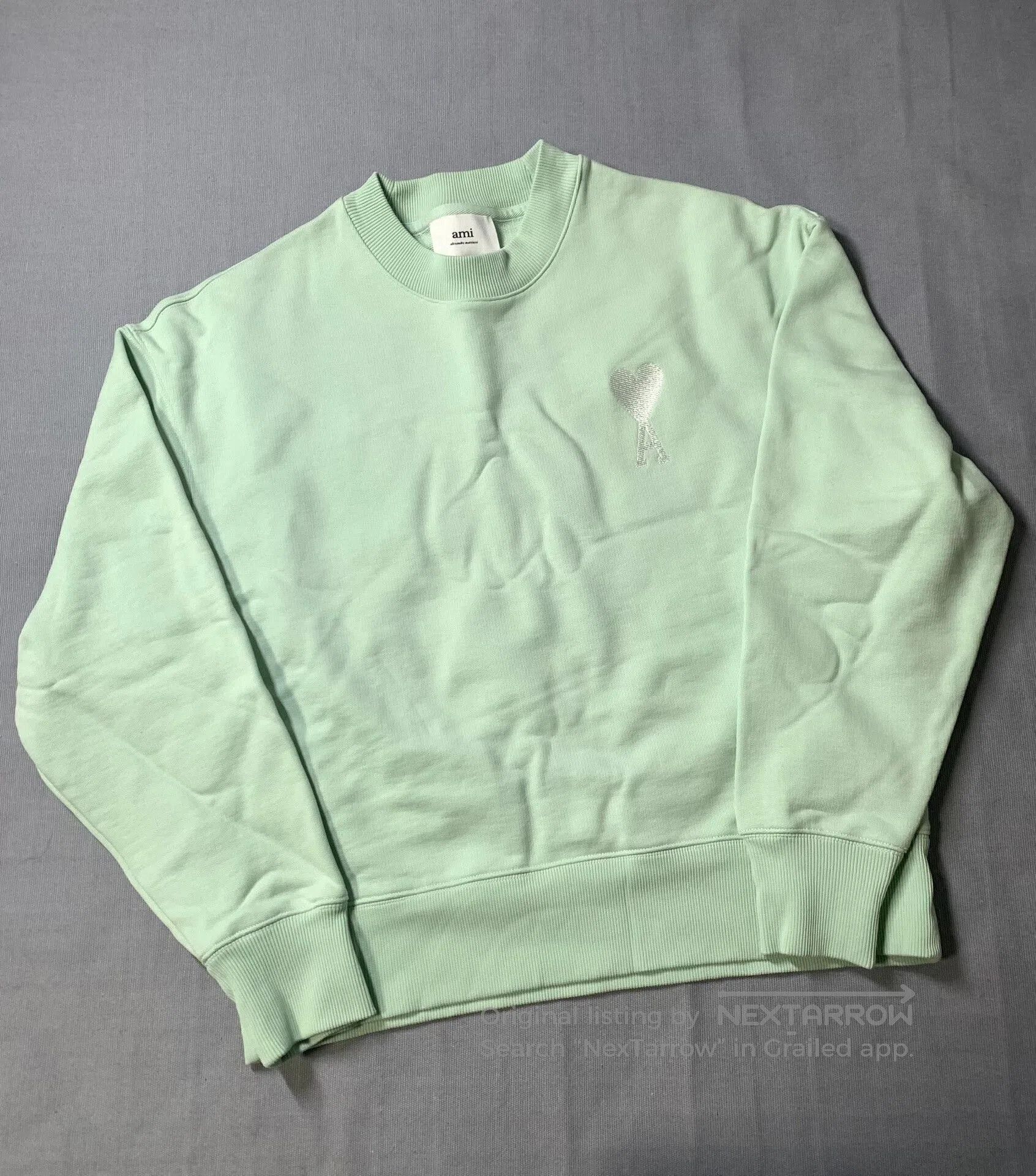 AMI Ami Paris Embroidered Heart Sweatshirt. Size M / US 6-8 / IT 42-44 - 2 Thumbnail