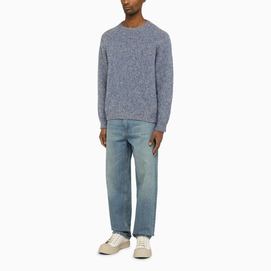 Alanui o1d2blof1124 Denim Jeans in Light Blue Size US 32 / EU 48 - 2 Thumbnail