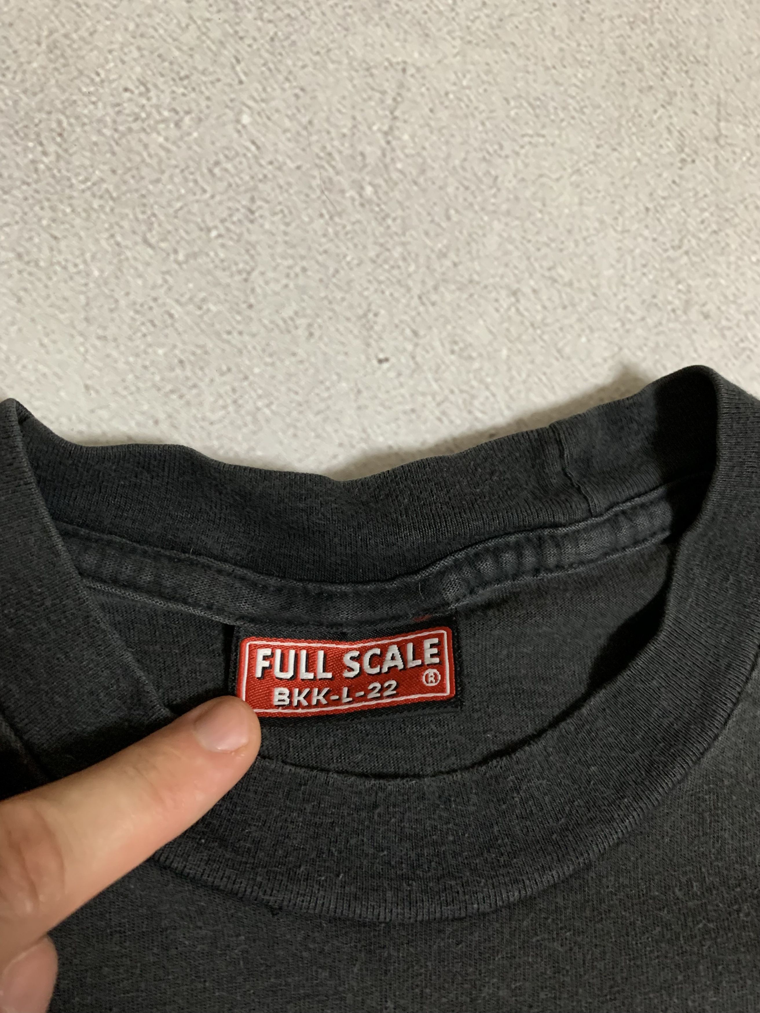 Vintage Vintage Full Scale T Shirt Tee Big Logo Racing Faded 90s Size US M / EU 48-50 / 2 - 7 Thumbnail