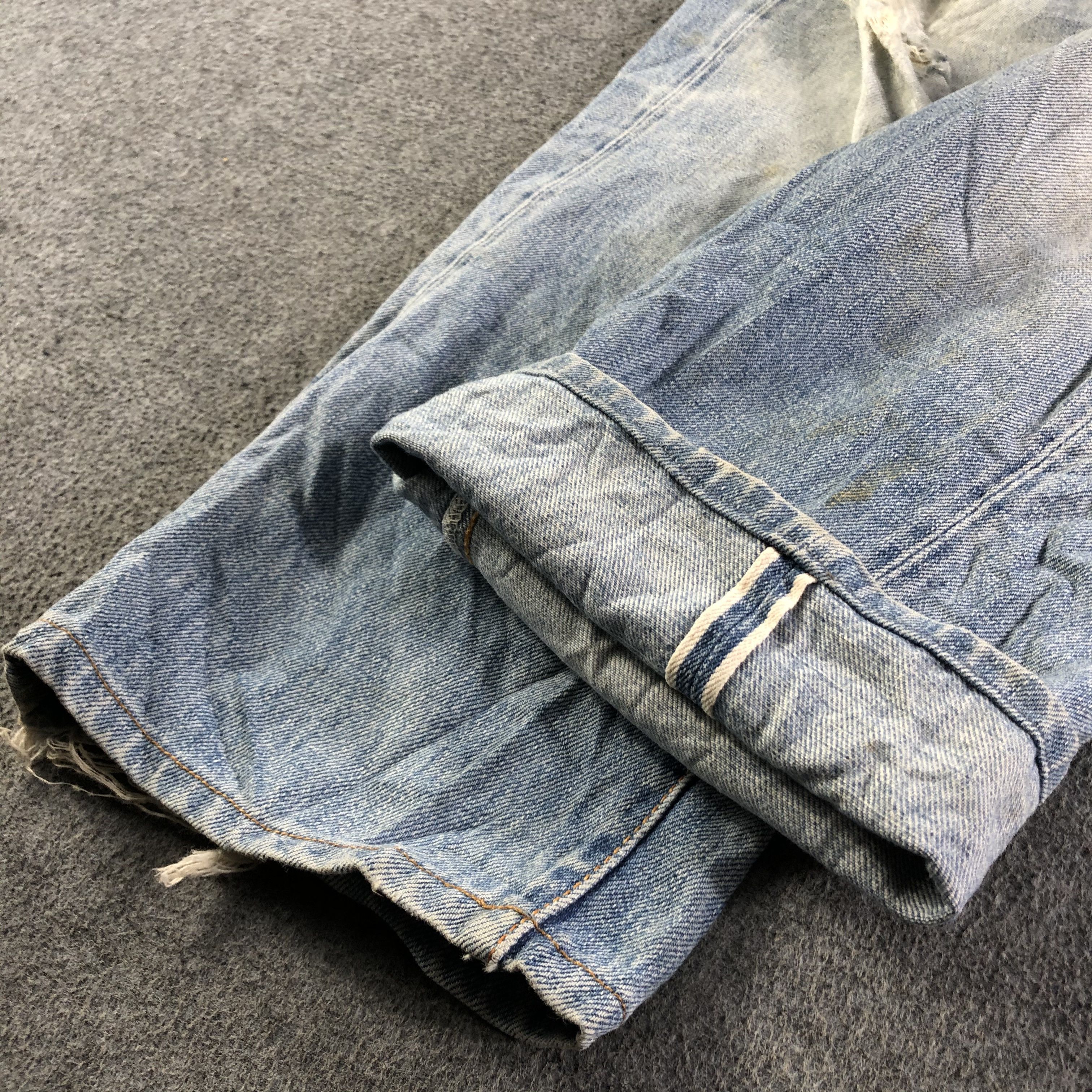 Levi's Vintage Light Wash Levis 505 Selvedge Jeans-J4010 Size US 31 - 6 Thumbnail