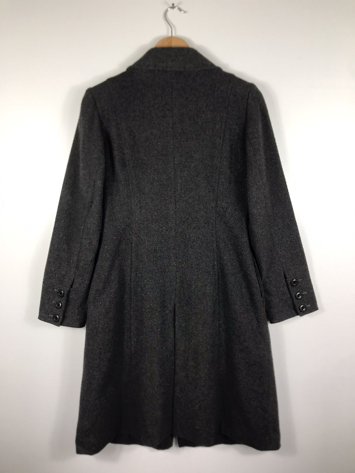 Japanese Brand ⚡️Vintage Dean & Deluca Wool Button Long Coat Jacket Size S / US 4 / IT 40 - 12 Thumbnail