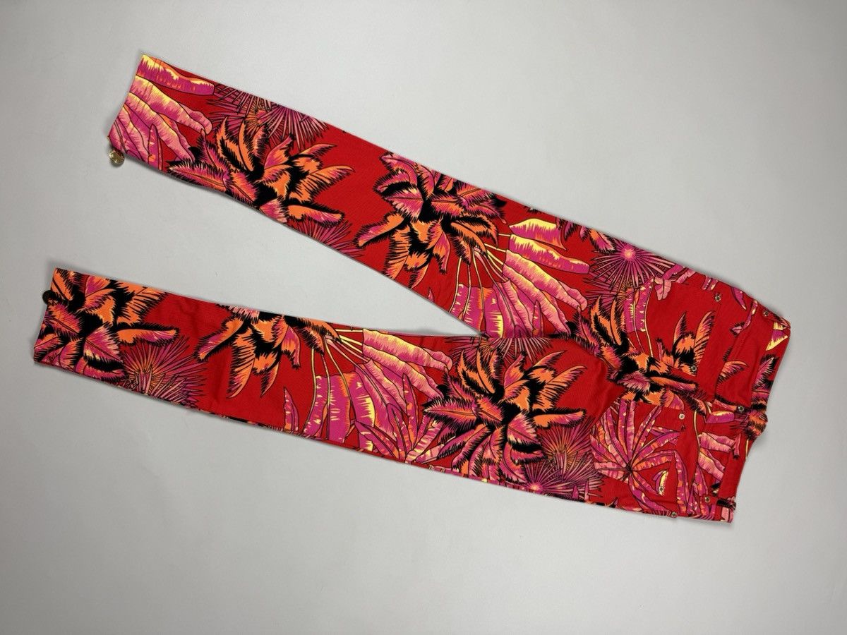 Versace Versace H&M Ladies Floral Pattern Ankle Zip Jeans Pants Size 28" / US 6 / IT 42 - 24 Thumbnail