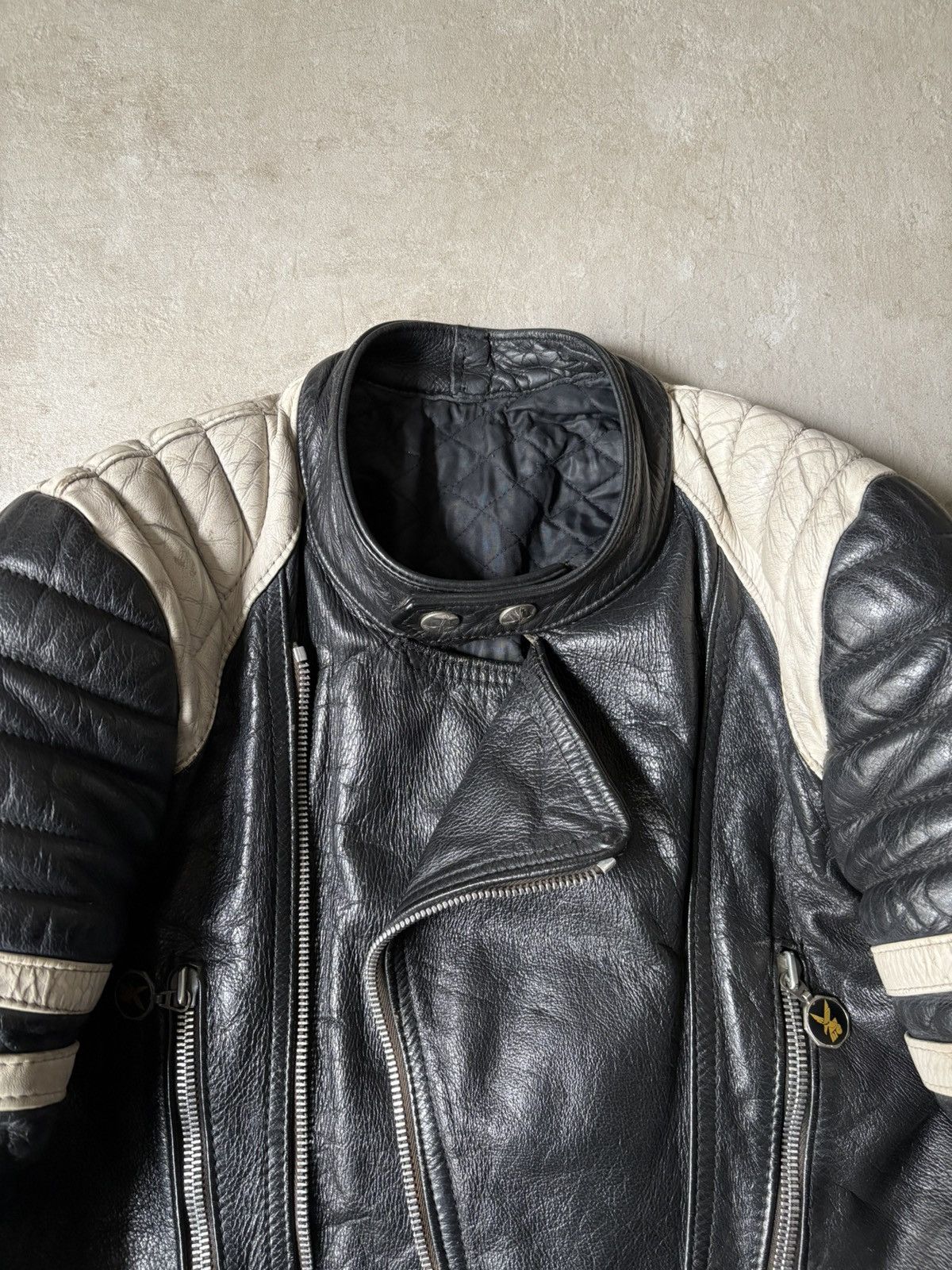 Vintage Leather cafe racer jacket Size US S / EU 44-46 / 1 - 3 Thumbnail