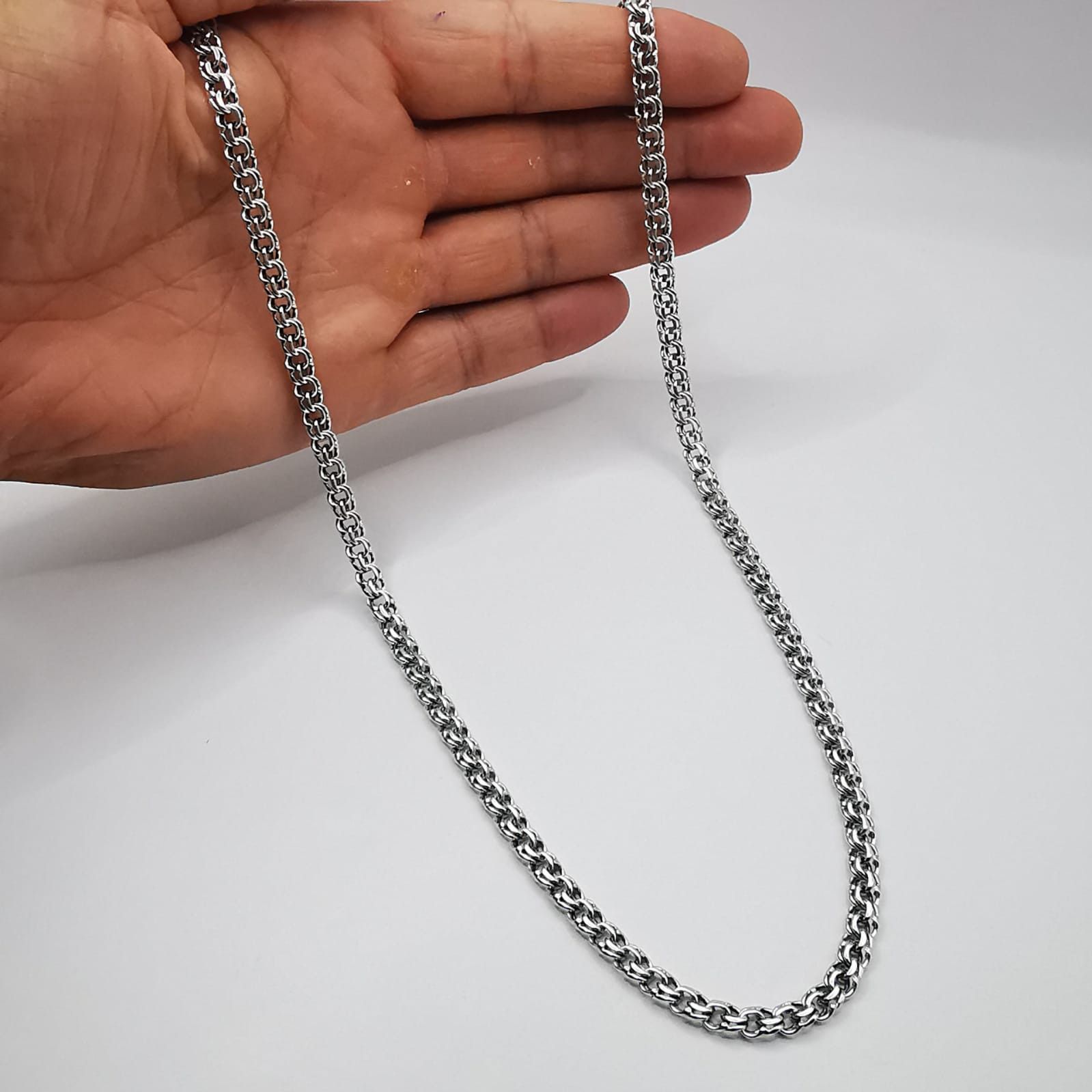 Sterling Silver Vintage Jewelry Chain, 925 Sterling Silver, Signed 29,62g Size ONE SIZE - 5 Thumbnail