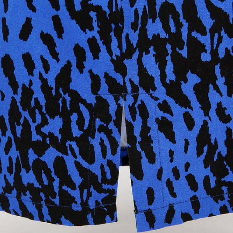 Other Pencil skirt vintage style leopard print blue skirts Size 32" / US 10 / IT 46 - 6 Thumbnail