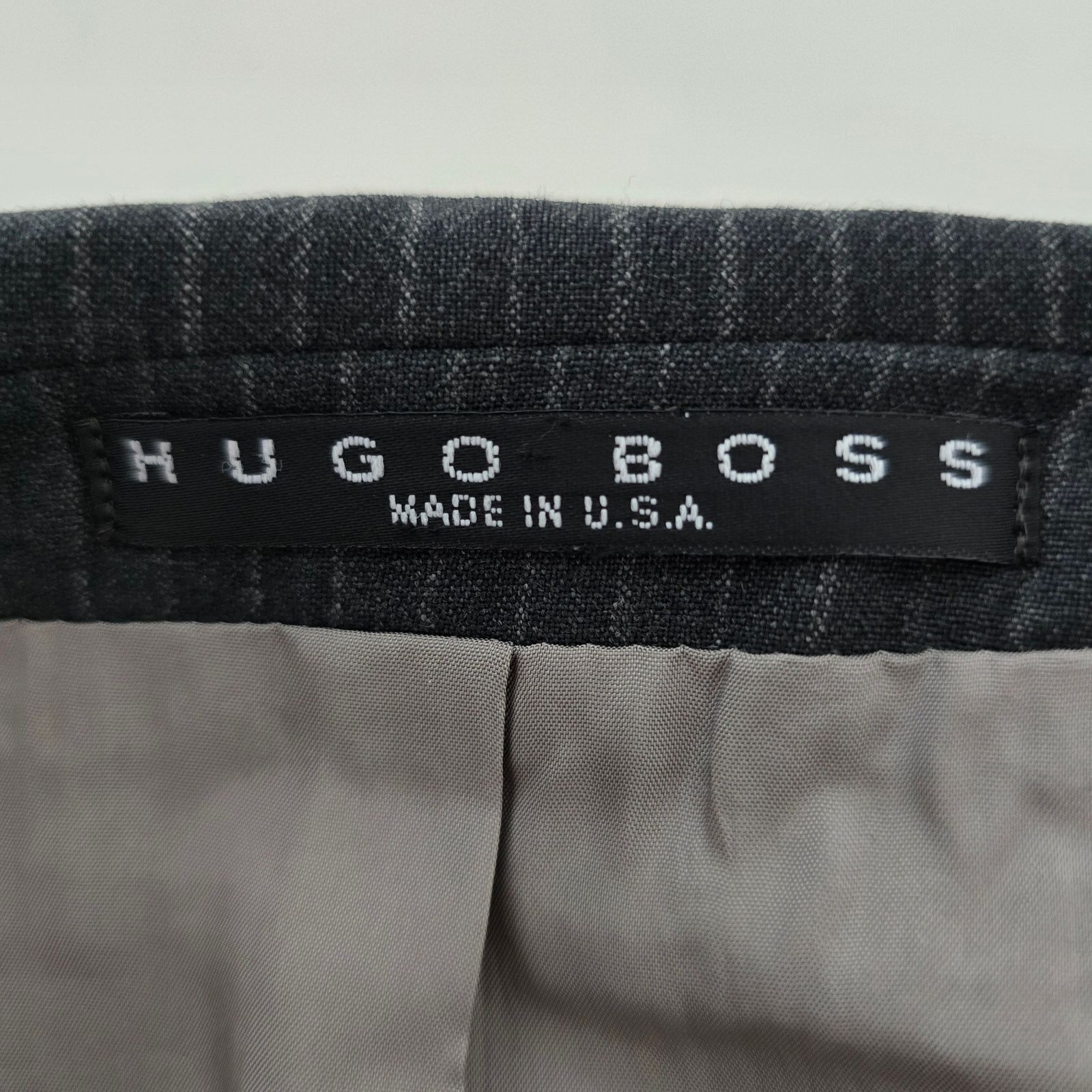 Hugo Boss × Vintage Hugo Boss Einstein Sigma Blazer Jacket Sport Coat 40R Stripe Size 40R - 9 Thumbnail