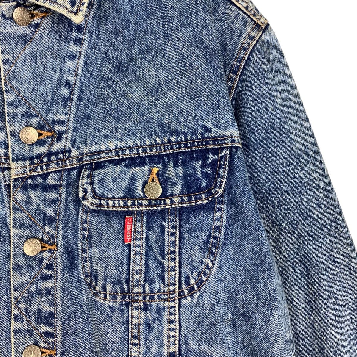 Big John Vintage 1990 GL Heart Trucker Denim Jacket Size US M / EU 48-50 / 2 - 5 Thumbnail
