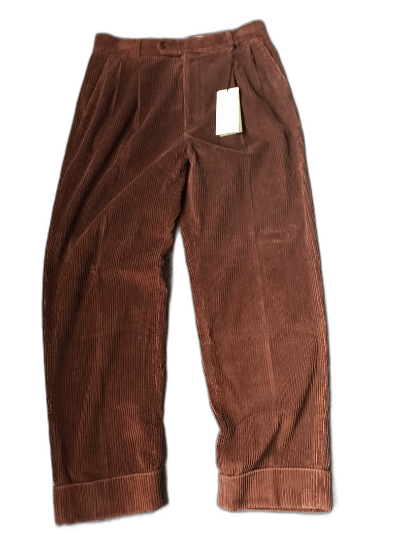 Gucci Gucci Corduroy Pants with Cuffed Hem-2505 Size US 44 / EU 60 - 1 Thumbnail