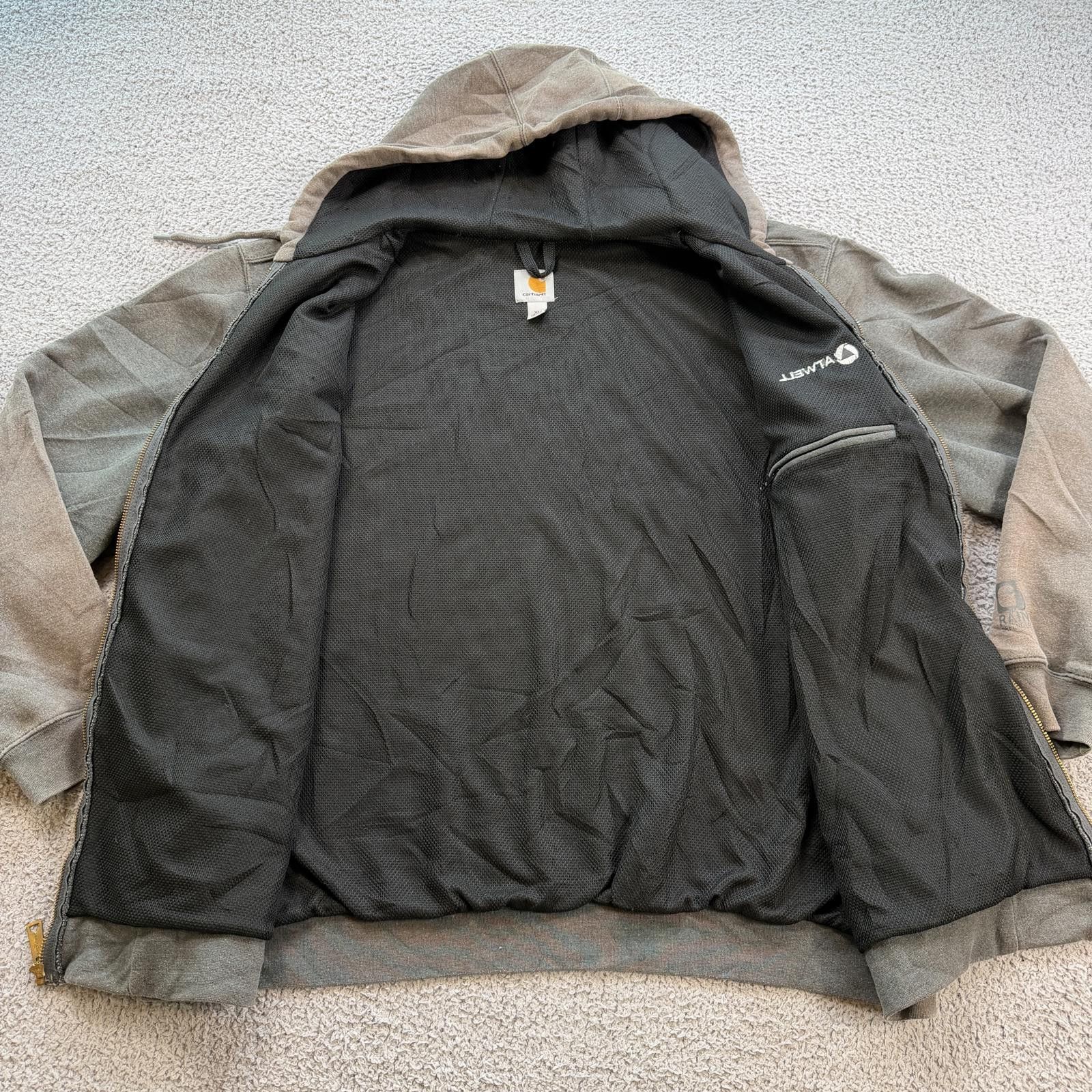 Carhartt Carhartt Thermal Lined Zip Hoodie XL Atwell Sun Faded Jacket Size US XL / EU 56 / 4 - 6 Thumbnail
