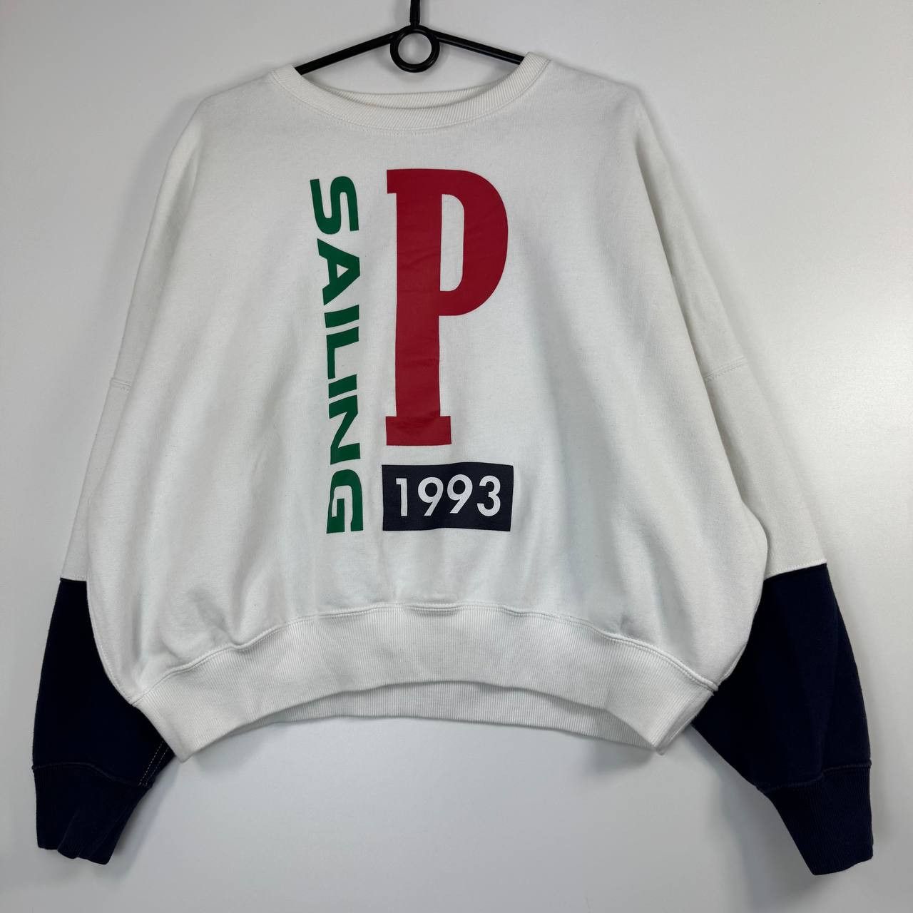 Polo Ralph Lauren Polo Ralph Lauren Sailing 93 Sweatshirt White Womens Size M Size M / US 6-8 / IT 42-44 - 1 Thumbnail
