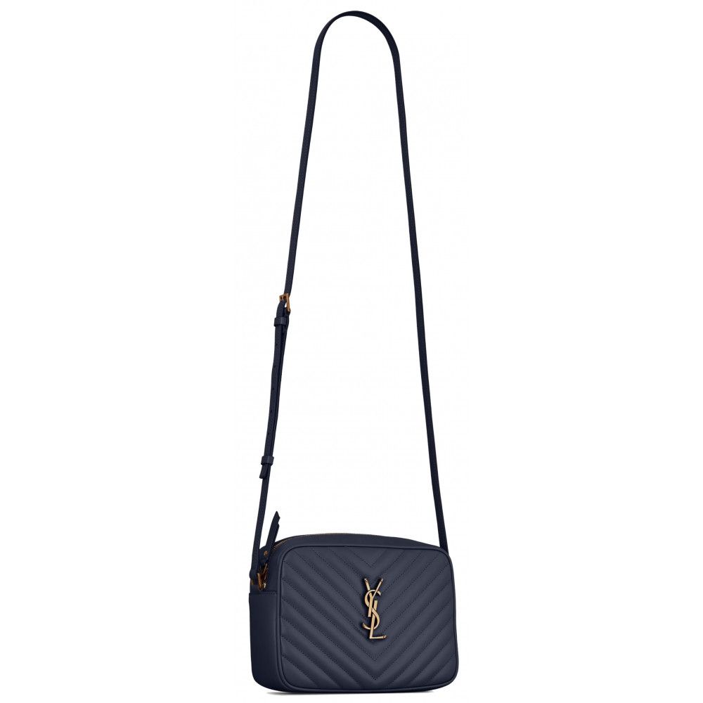 Saint Laurent Paris o1s1wg110125 761554 Size: OS / Lou Camera Bag in Blue Size ONE SIZE - 4 Thumbnail