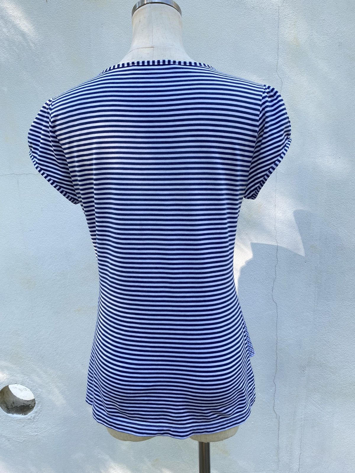 Designer Love Moschino deconstruction layer bule blouse on tee Size M / US 6-8 / IT 42-44 - 15 Thumbnail