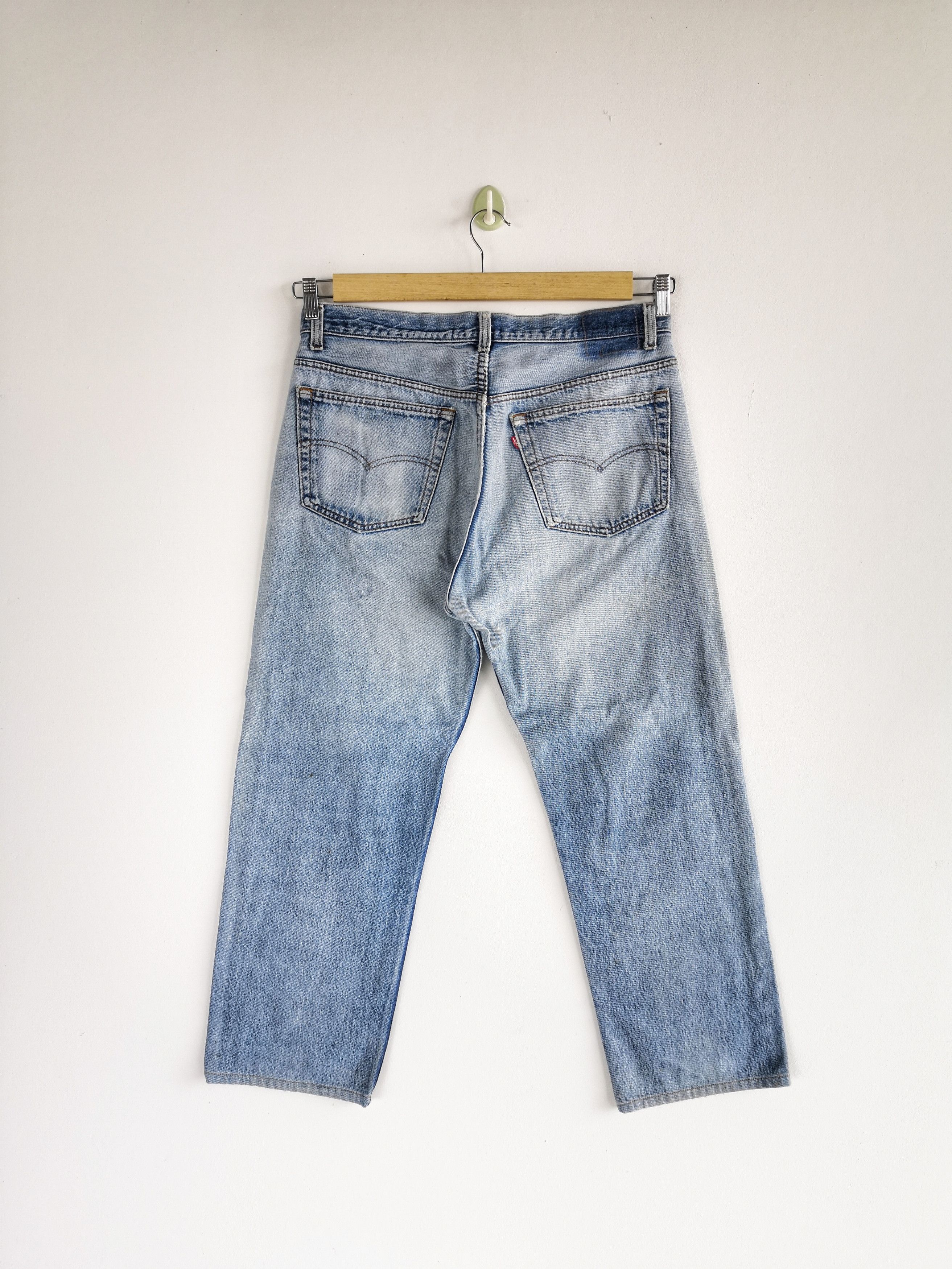 Levi's Vintage Levis 501 Distressed Jeans Levi's Faded Rusty Denim Size US 34 / EU 50 - 2 Thumbnail