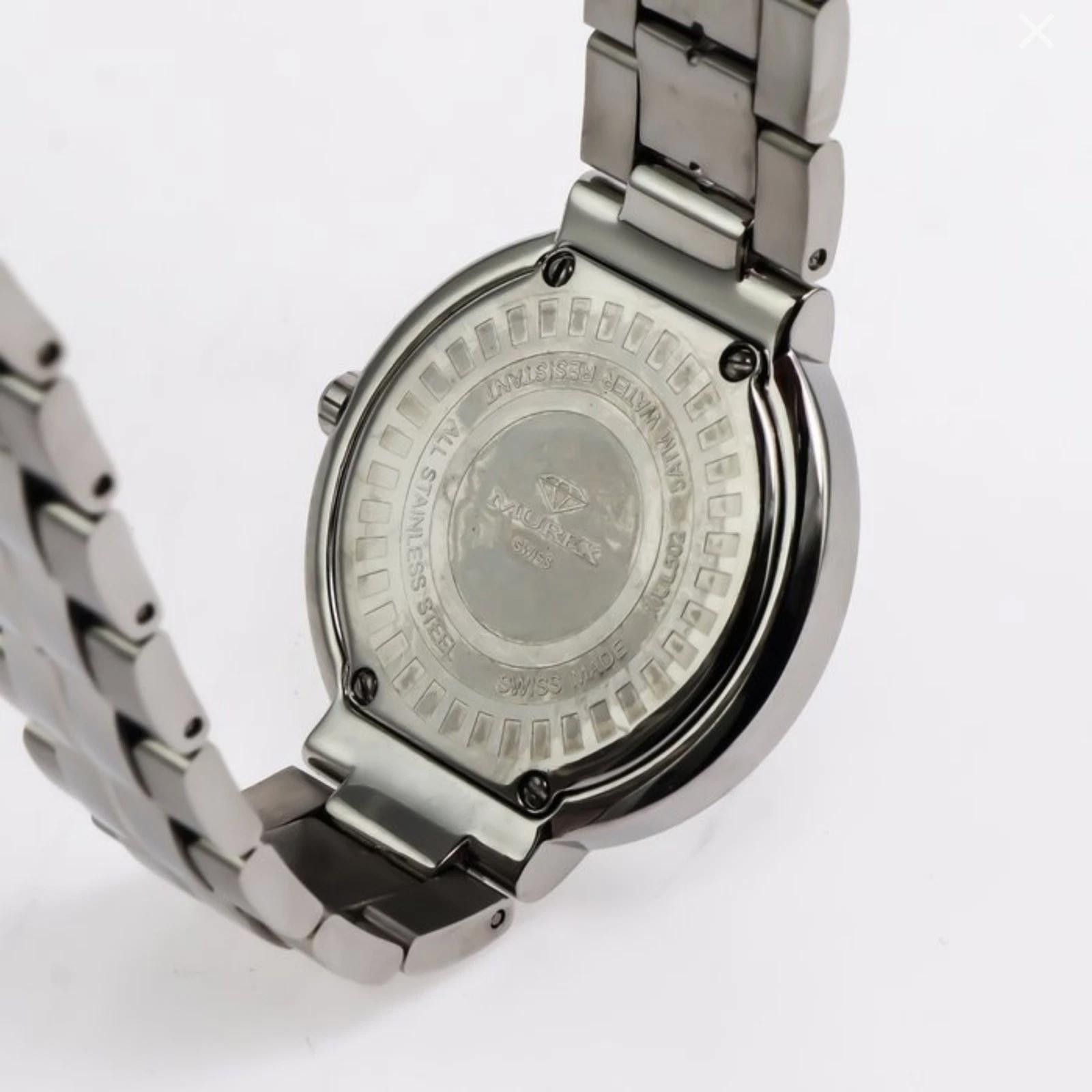 Other Murex Swiss Watch St. Steel Quartz 37mm 5ATM Black MOP Size ONE SIZE - 10 Thumbnail