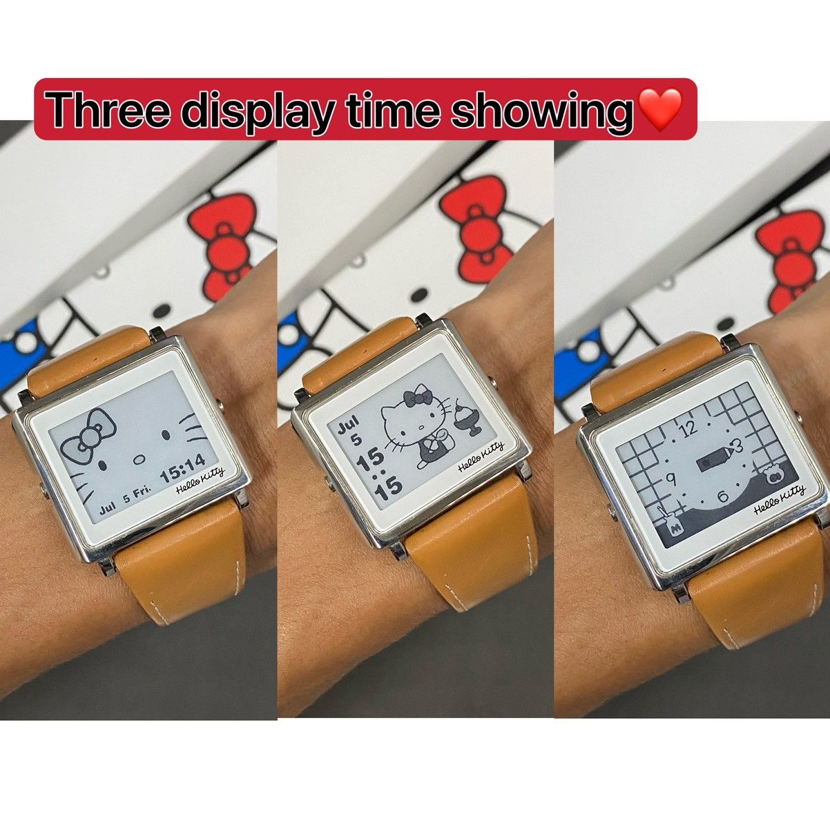 Seiko × Vintage Rare EPSON Hello Kitty Sanrio TM Digital Men’s Watch Size ONE SIZE - 3 Thumbnail