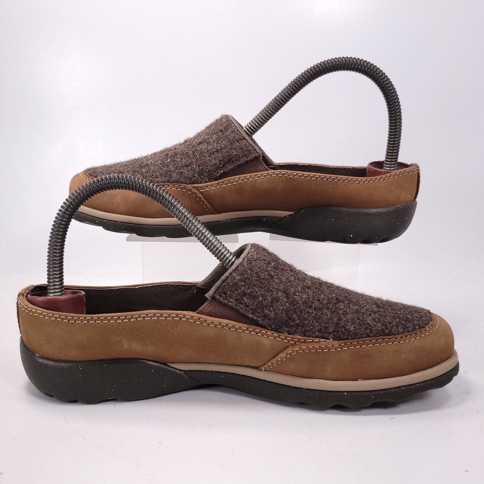 Chaco Chaco Quinn Leather Casual Clog Women Size 6.5 J105802 Brown Size US 6.5 / IT 36.5 - 6 Thumbnail
