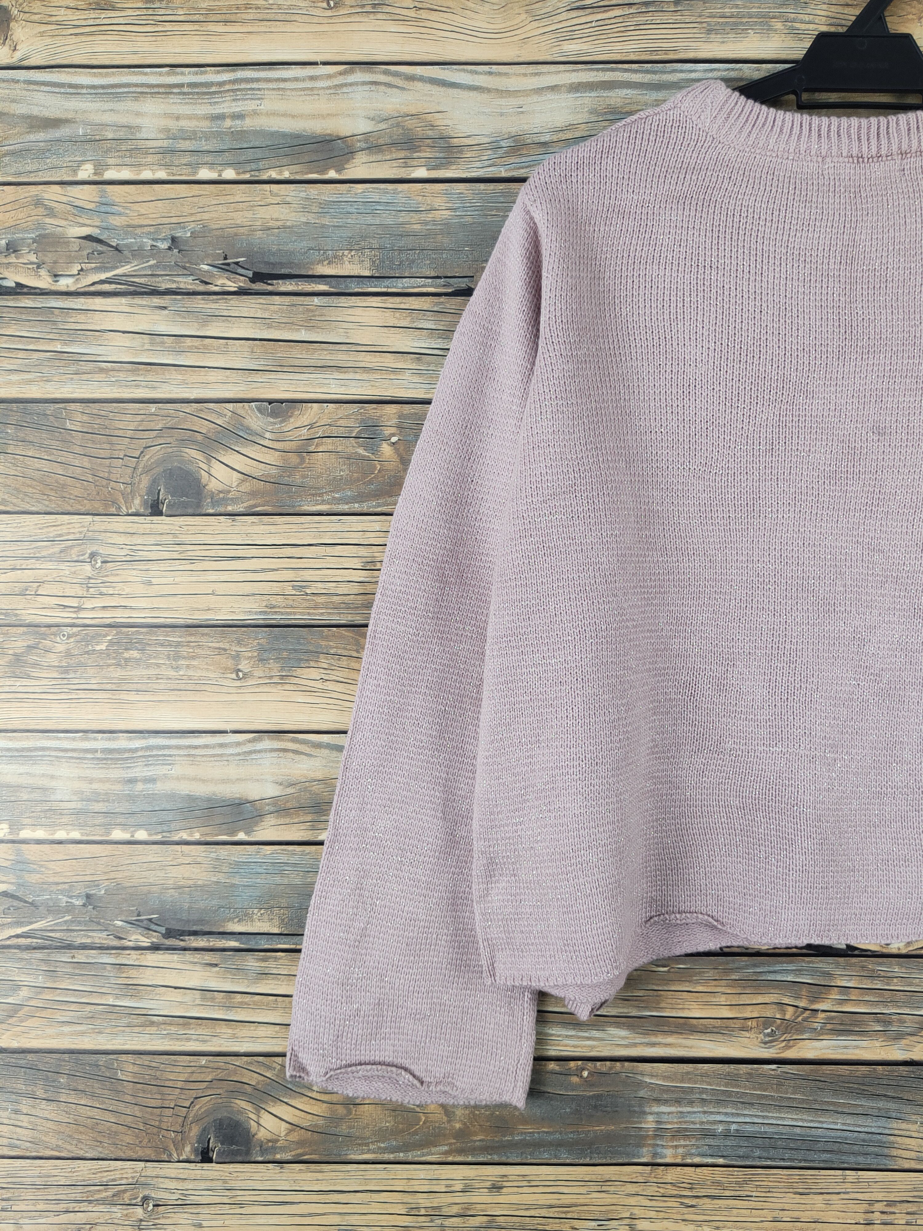 Vintage Healthy Karen Pink Knitwear Crop Tops #W2124 Size M / US 6-8 / IT 42-44 - 8 Thumbnail