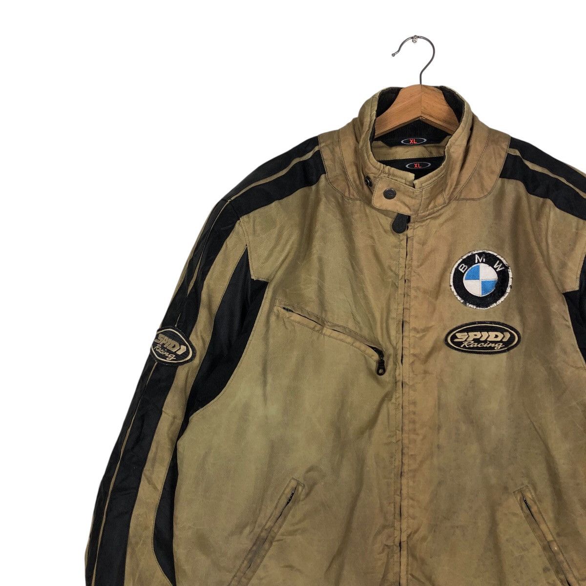 Hein Gericke 📌Vintage Spidi Racing Biker Jacket Bmw Patch Big Logo Size US XL / EU 56 / 4 - 8 Thumbnail